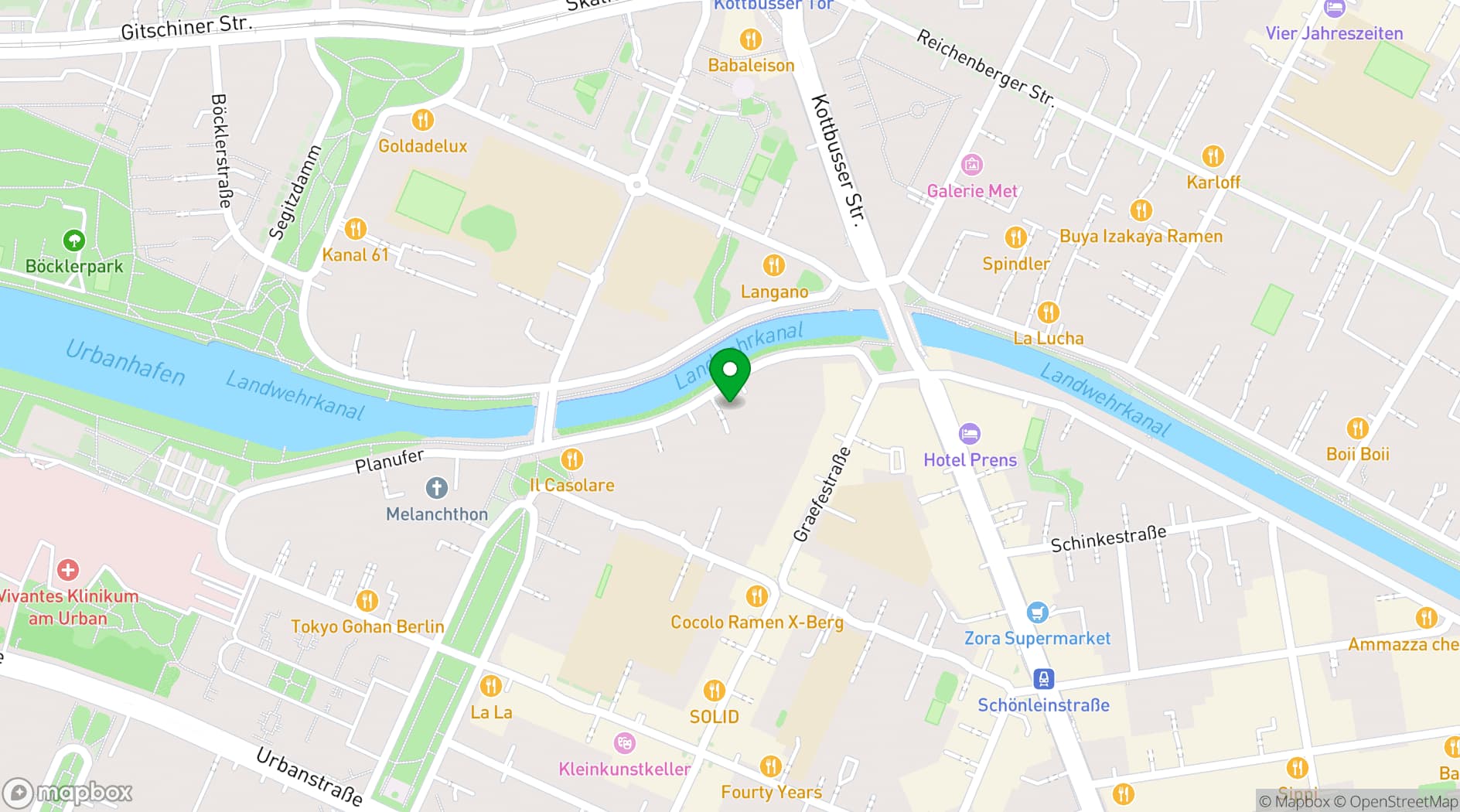 Map showing Defne