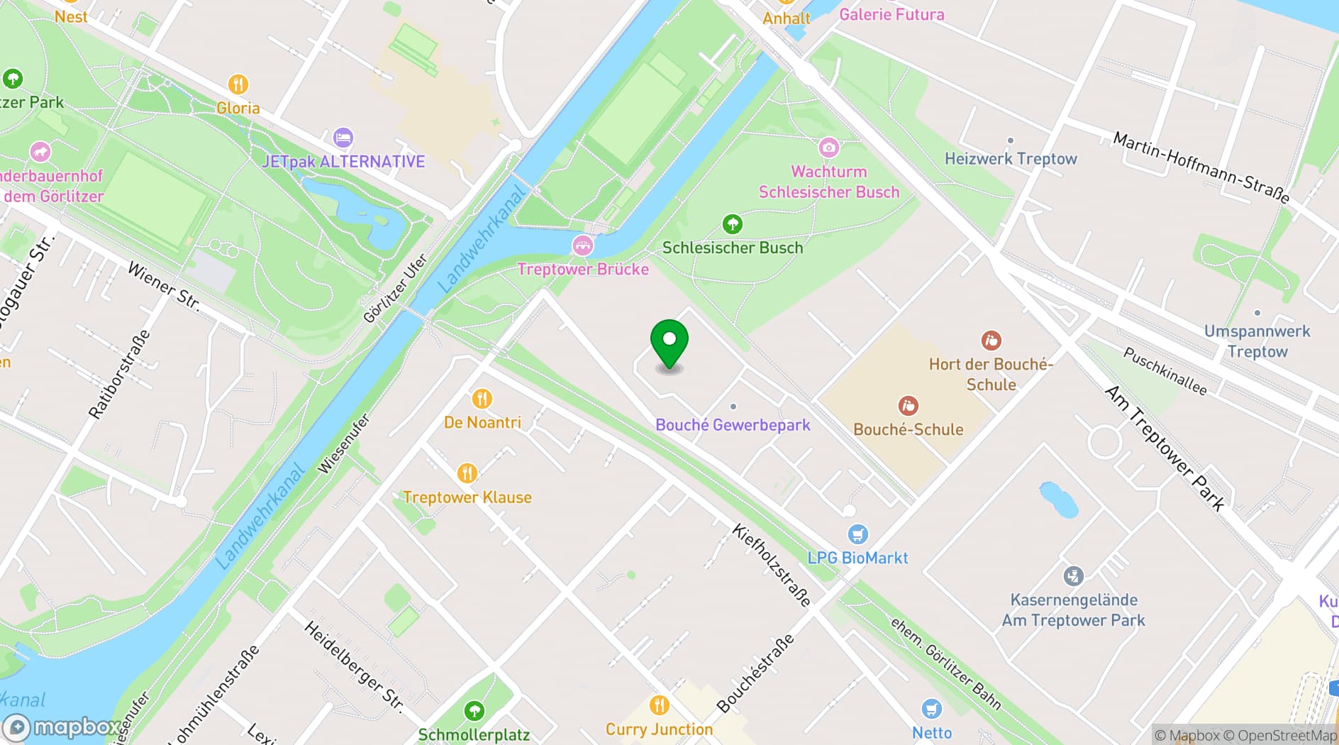 Map showing MotionLab Berlin