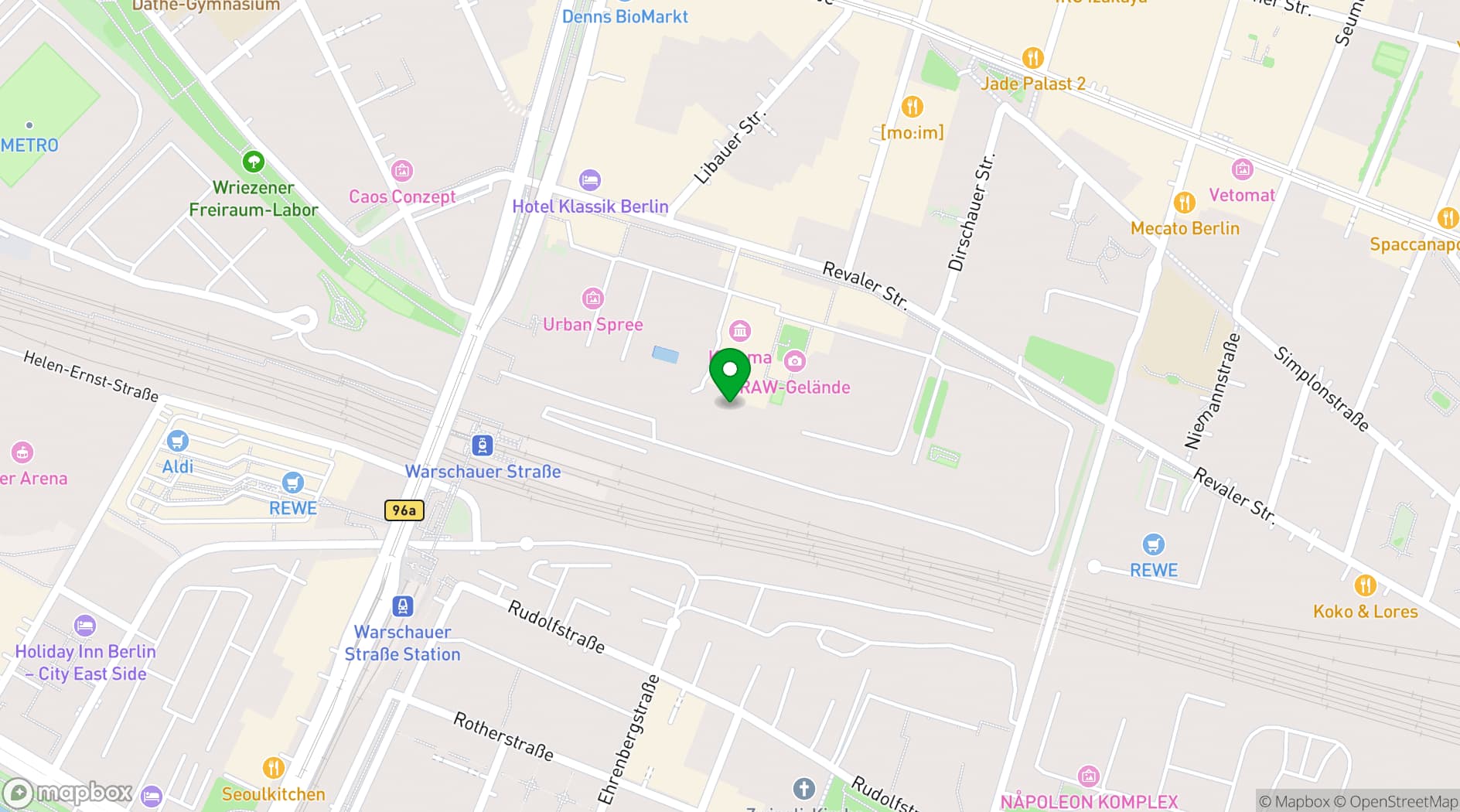 Map showing Alte Kindl Brauerei