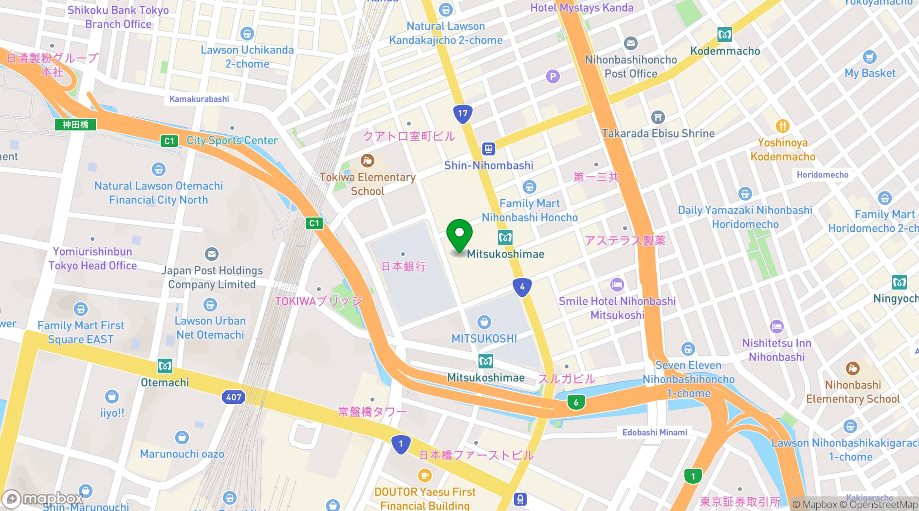 Map showing Signature
