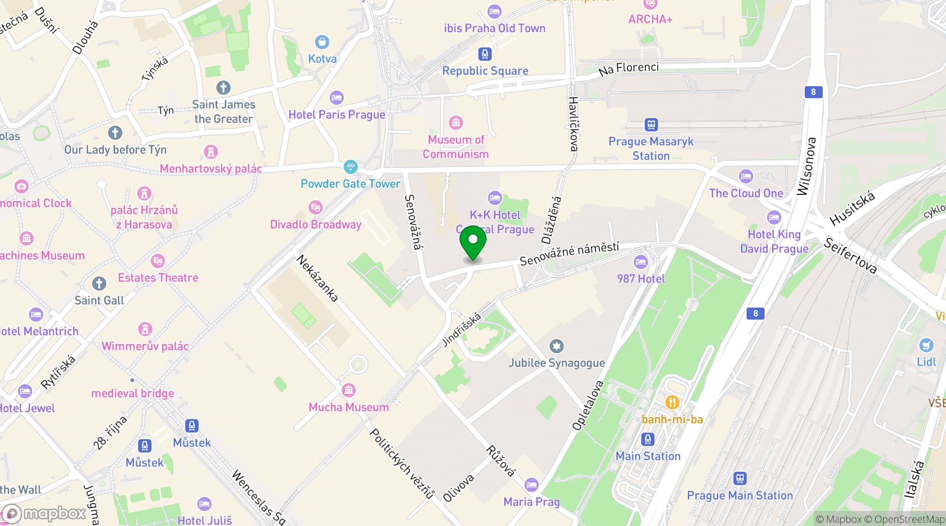 Map showing The Julius