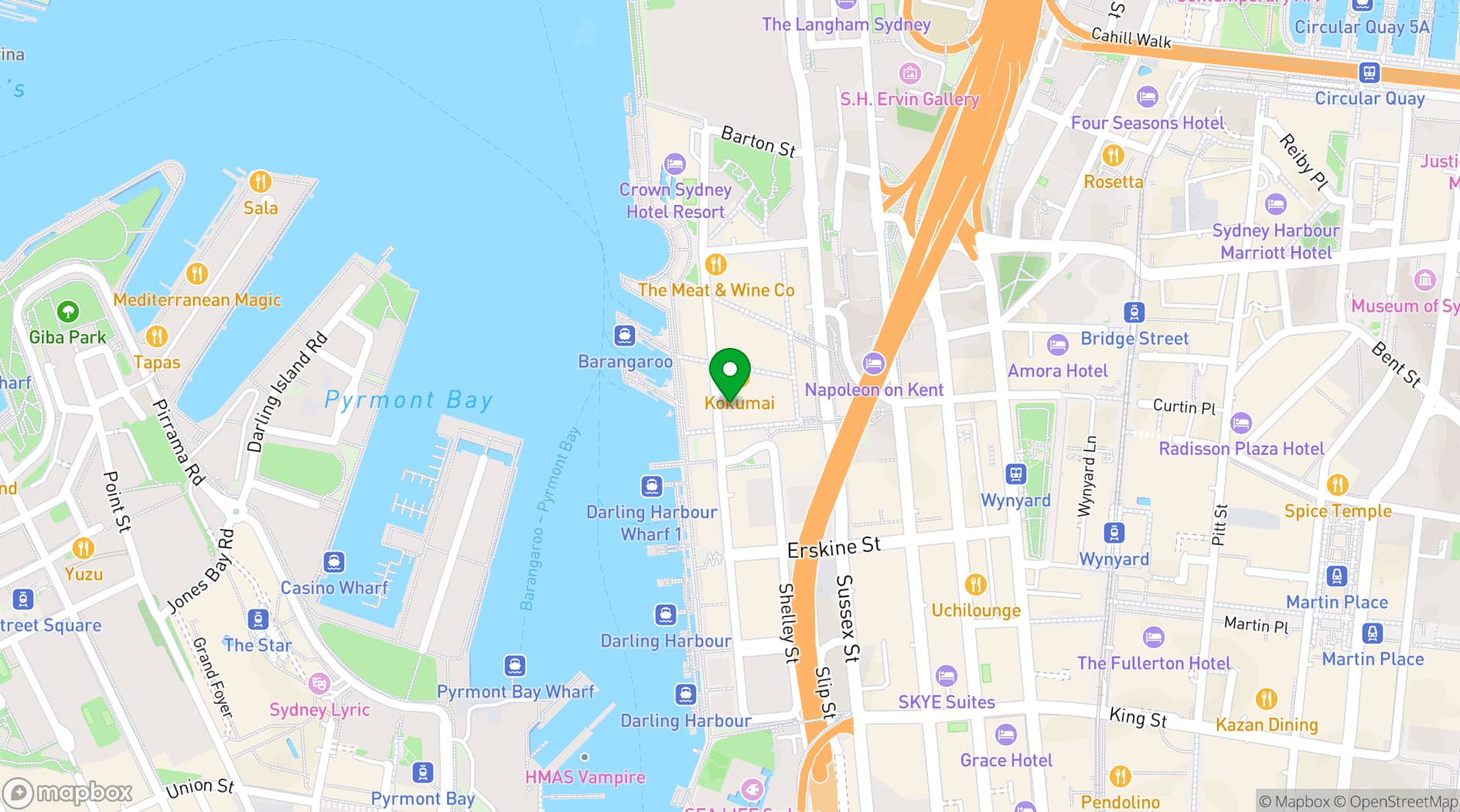 Map showing Cardea