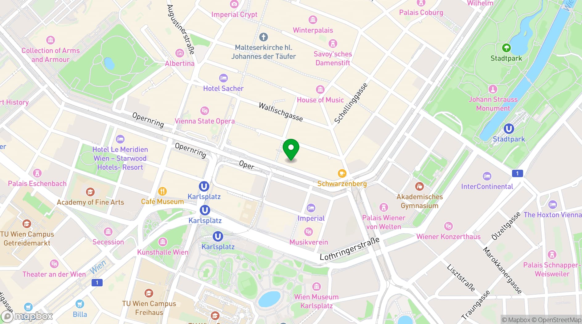 Map showing 1870 - Restaurant Terrace Lounge