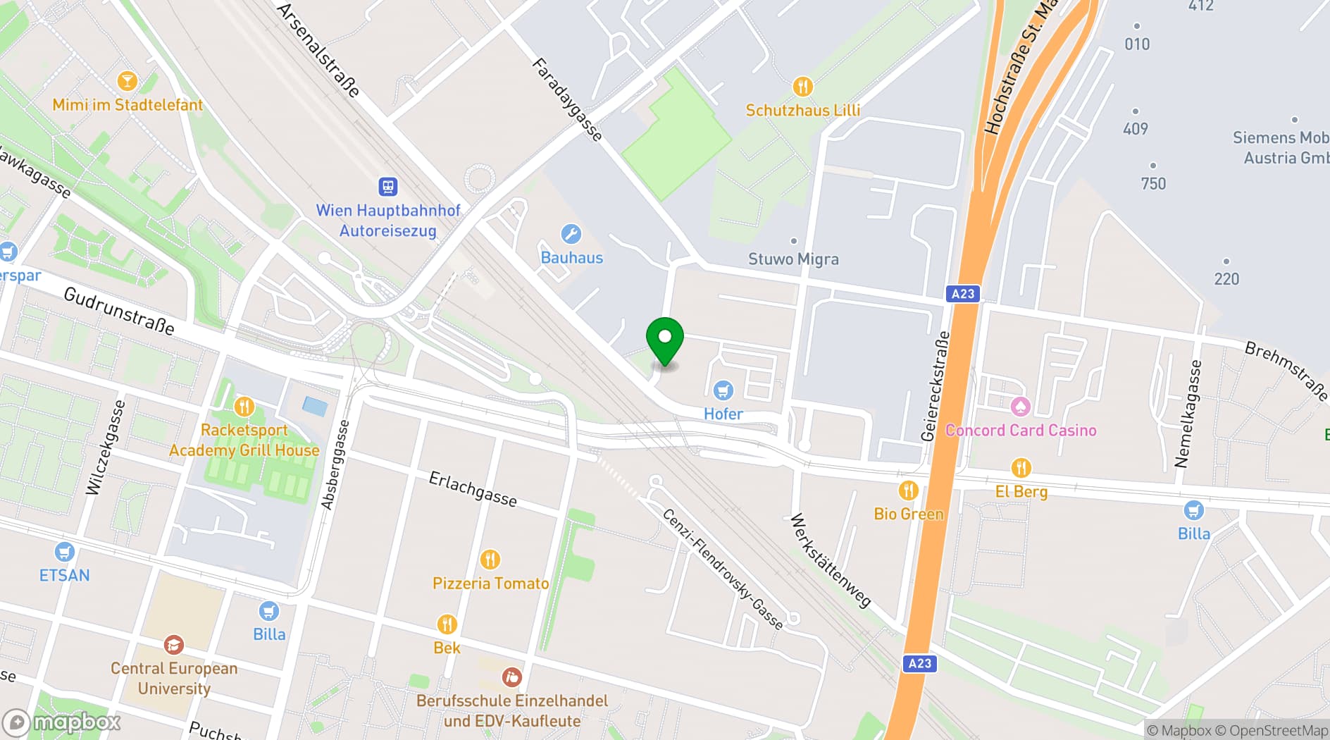 Map showing HOIV