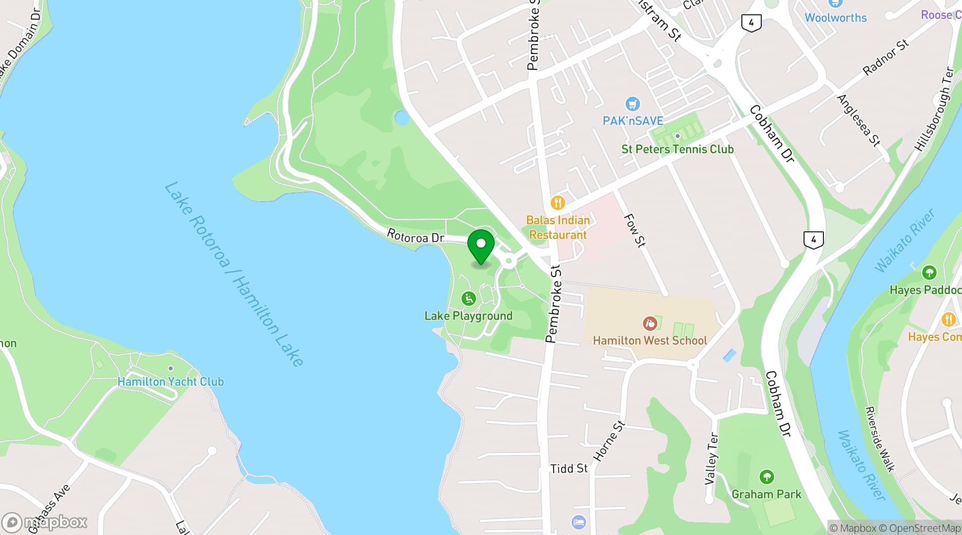 Map showing The Verandah