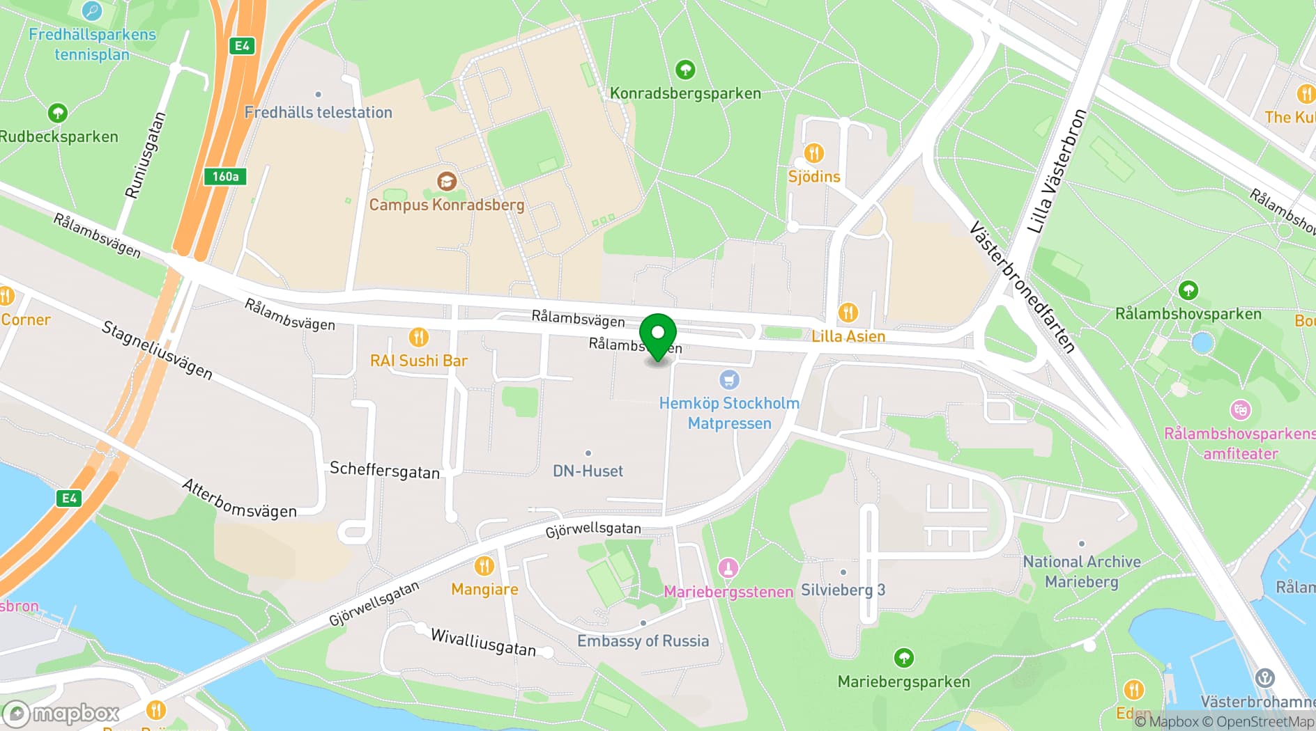 Map showing La Tour Chambre Séparée