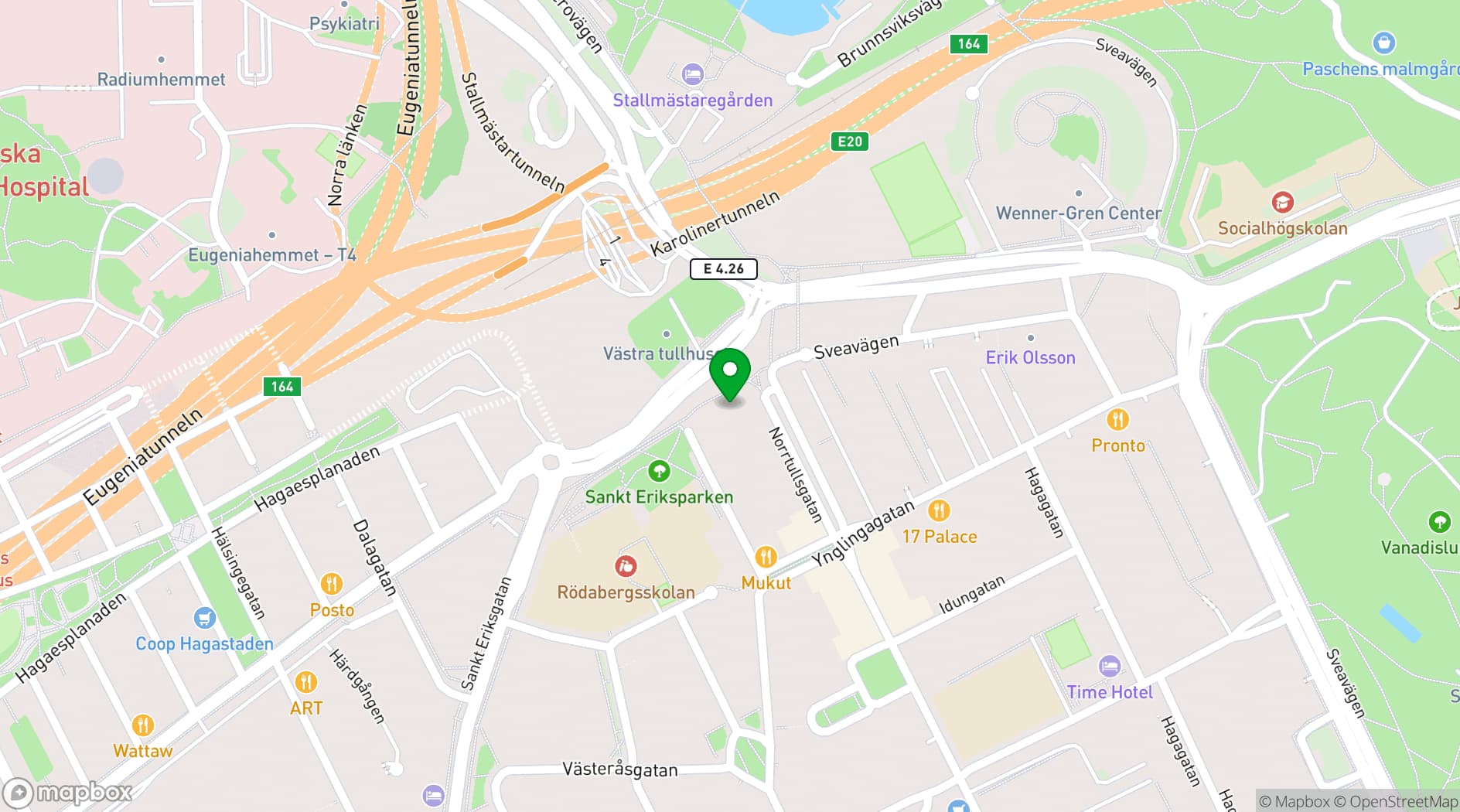 Map showing Etoile