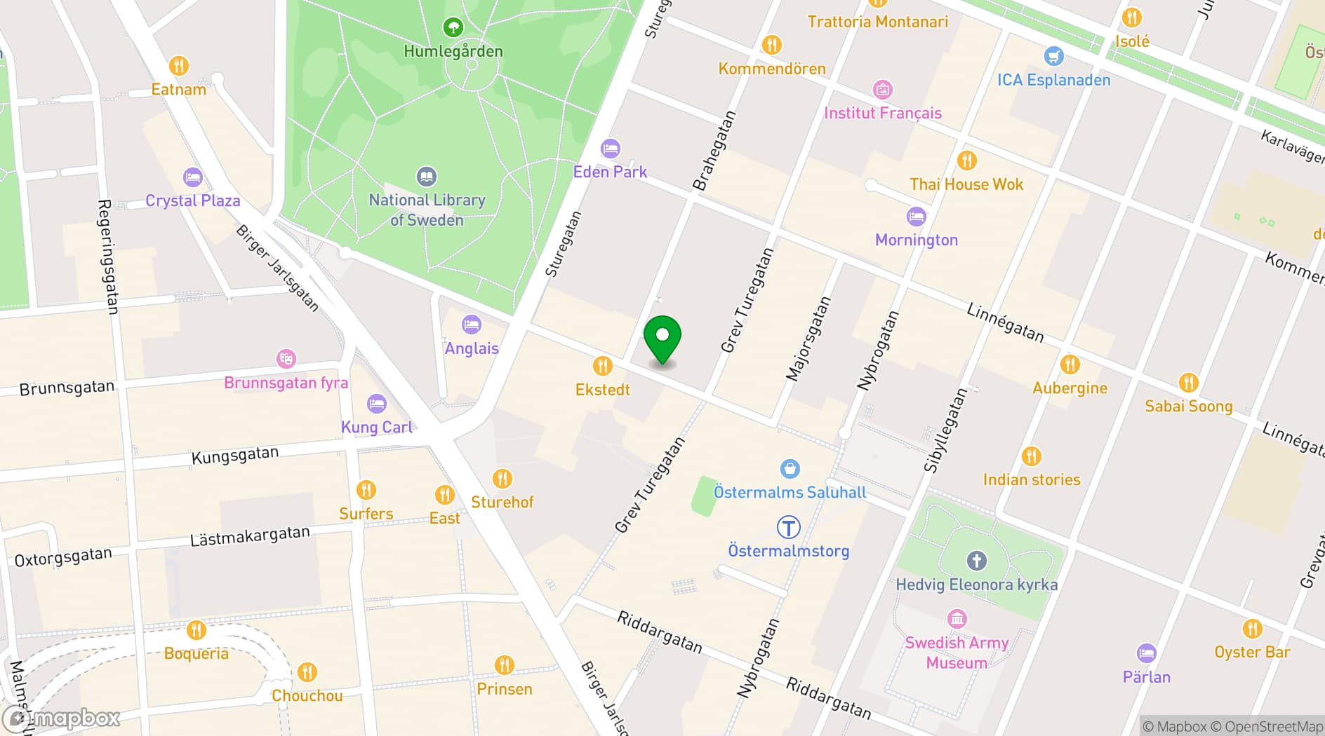 Map showing Hillenberg