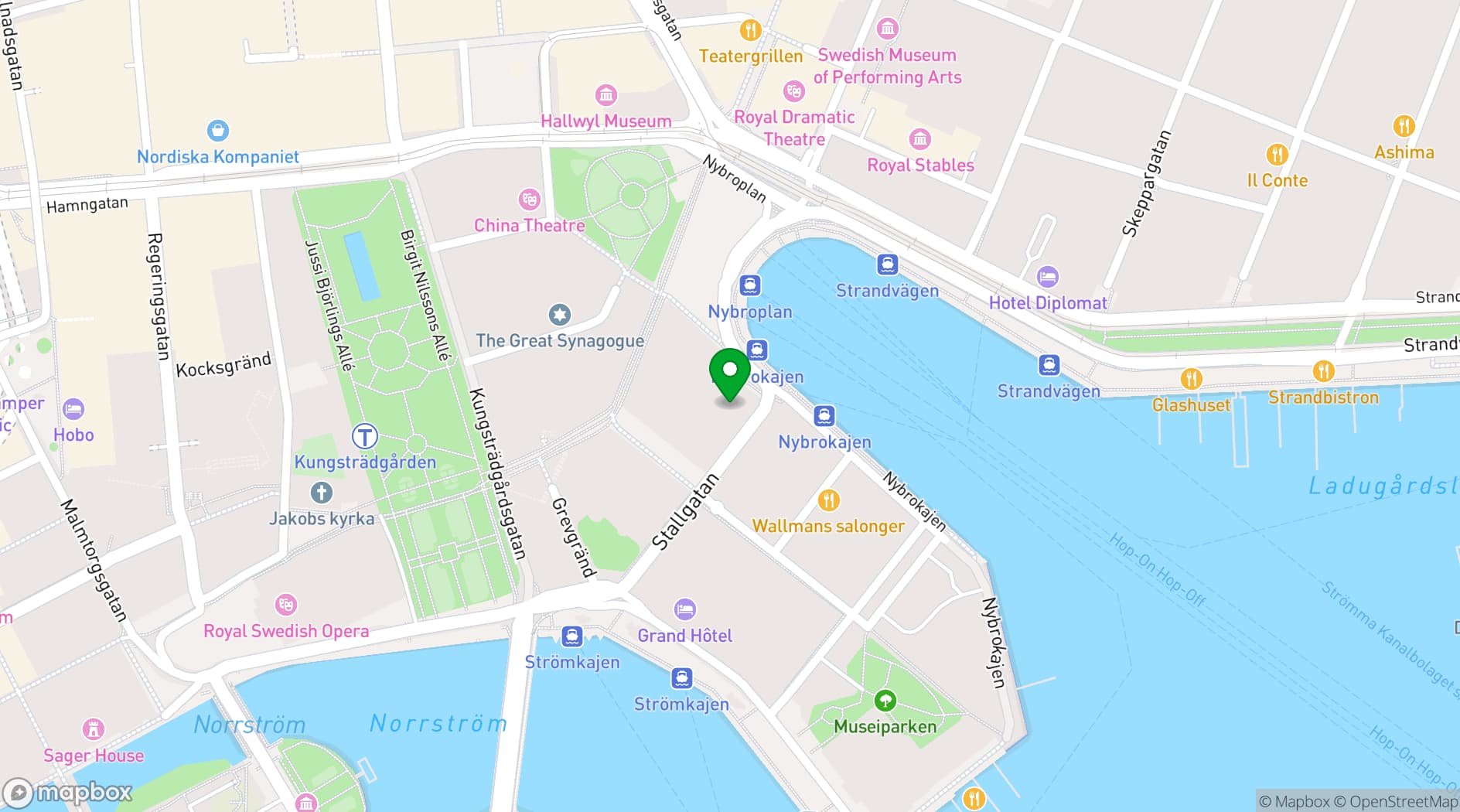 Map showing Musikaliska