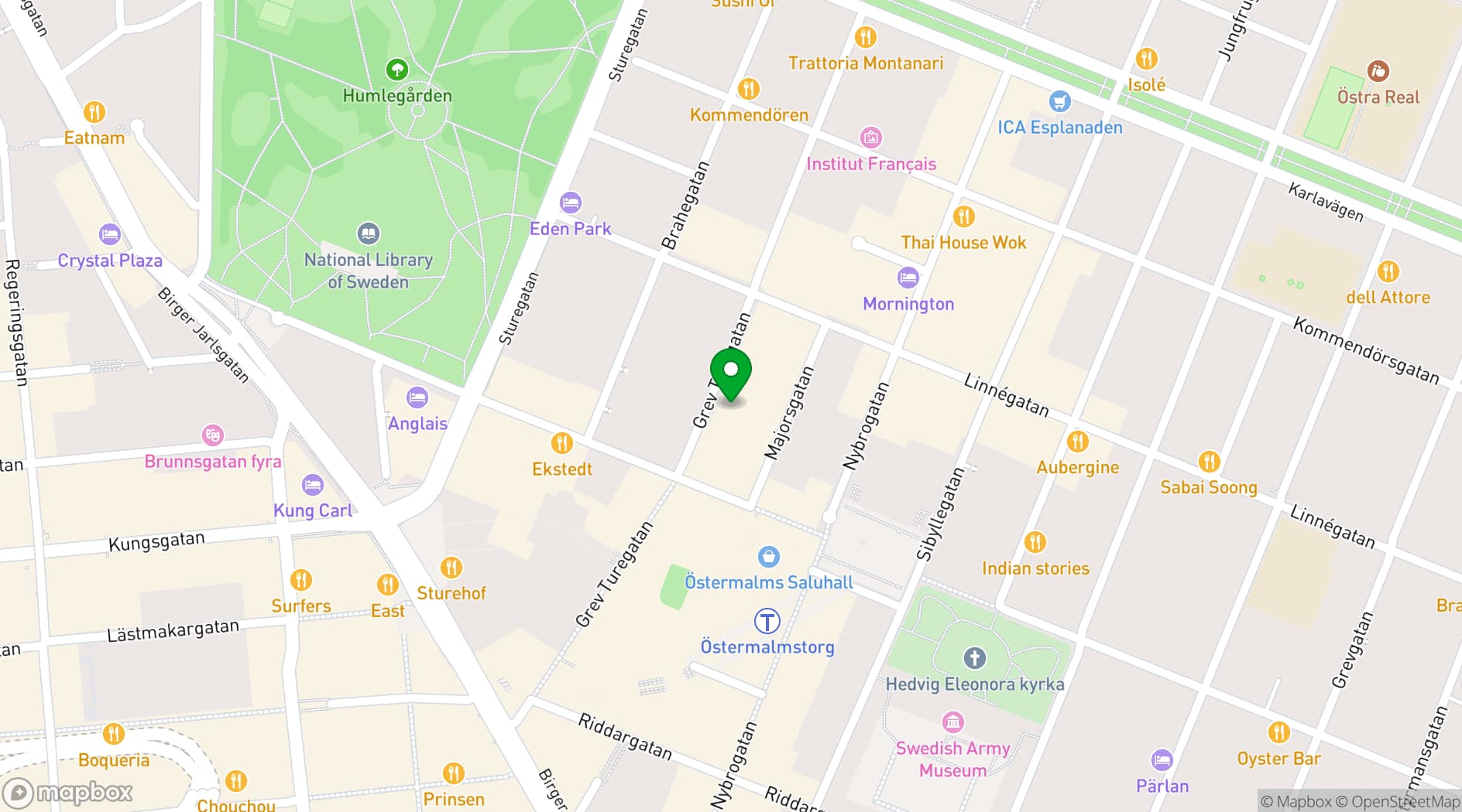 Map showing Bond Auditorium