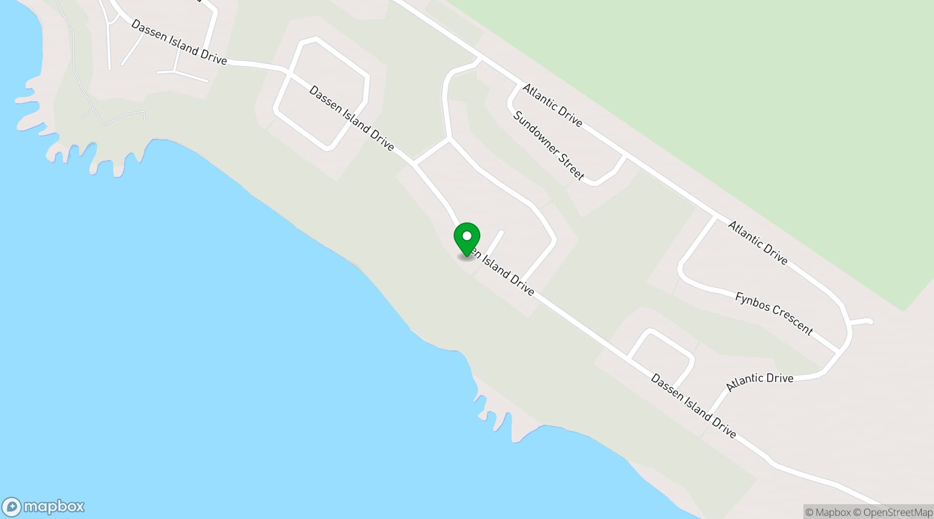 Map showing The Beach House Collection