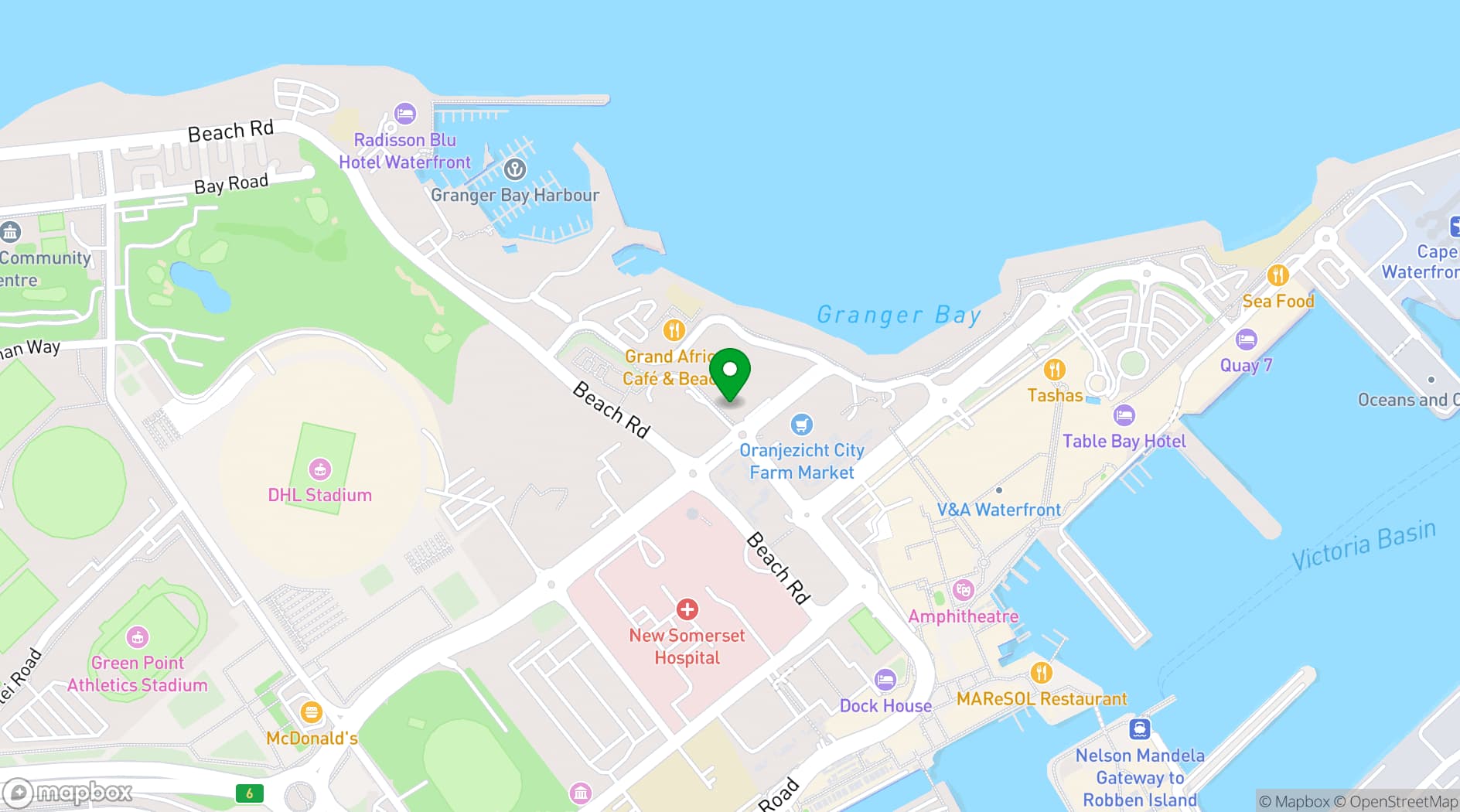 Map showing Lookout Venue