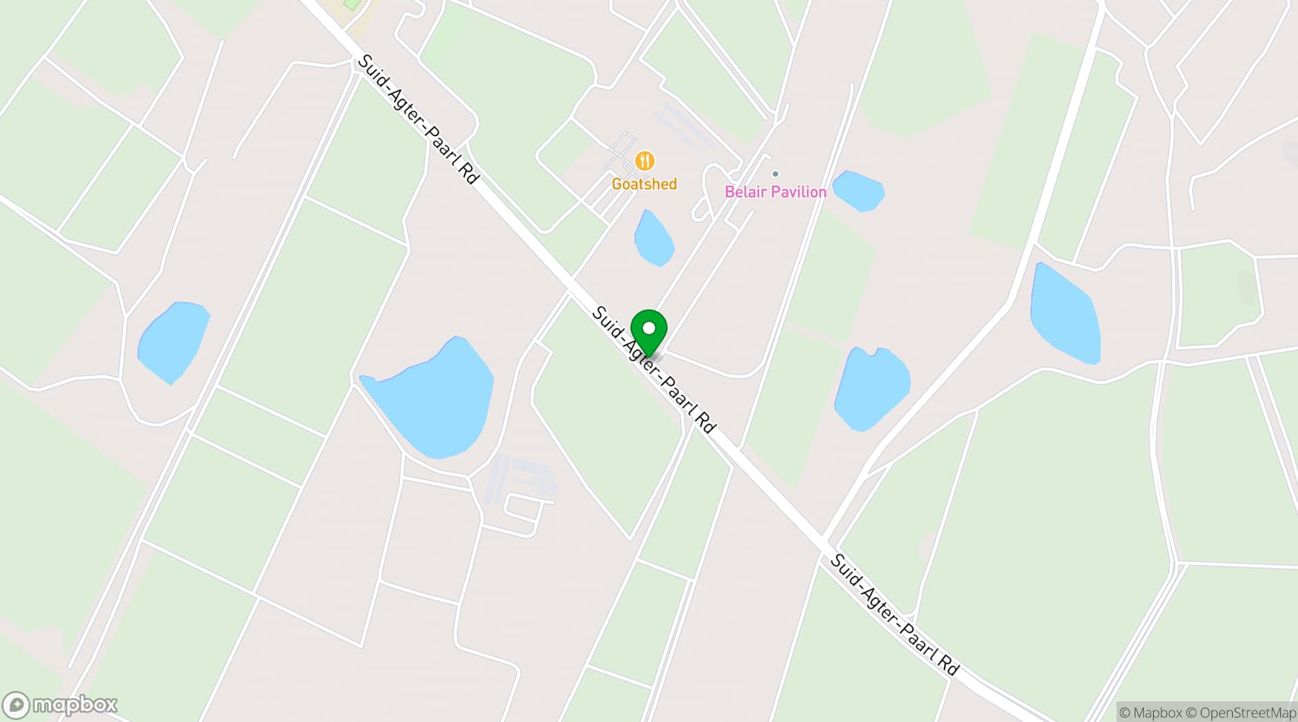 Map showing Belair