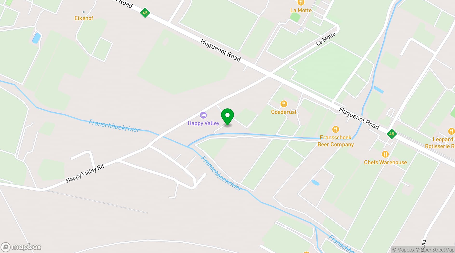 Map showing The Conservatory