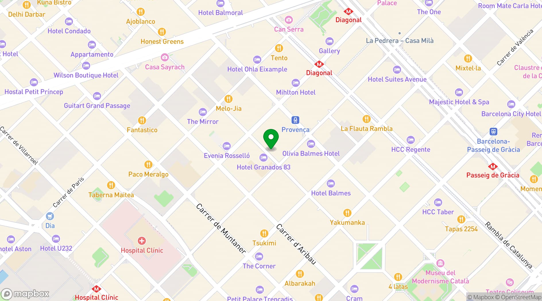 Map showing H10 Art Gallery