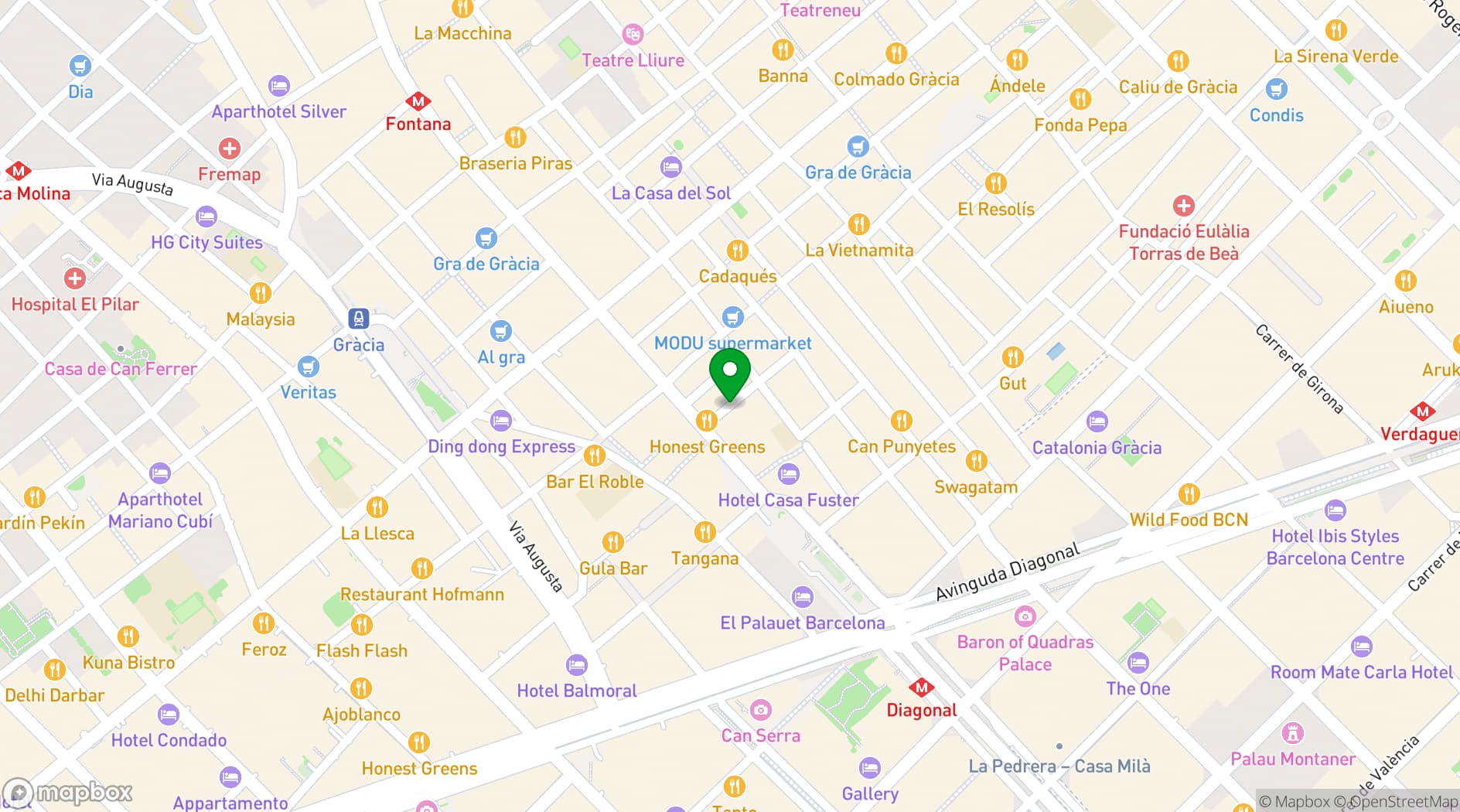 Map showing Ingracia