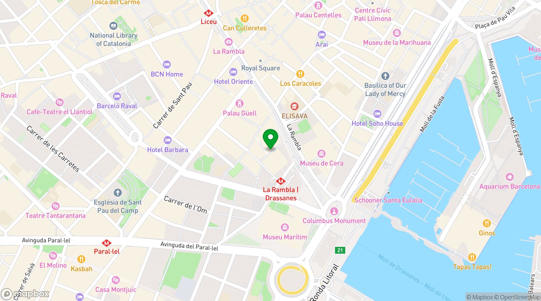 Map showing WILD ROVER