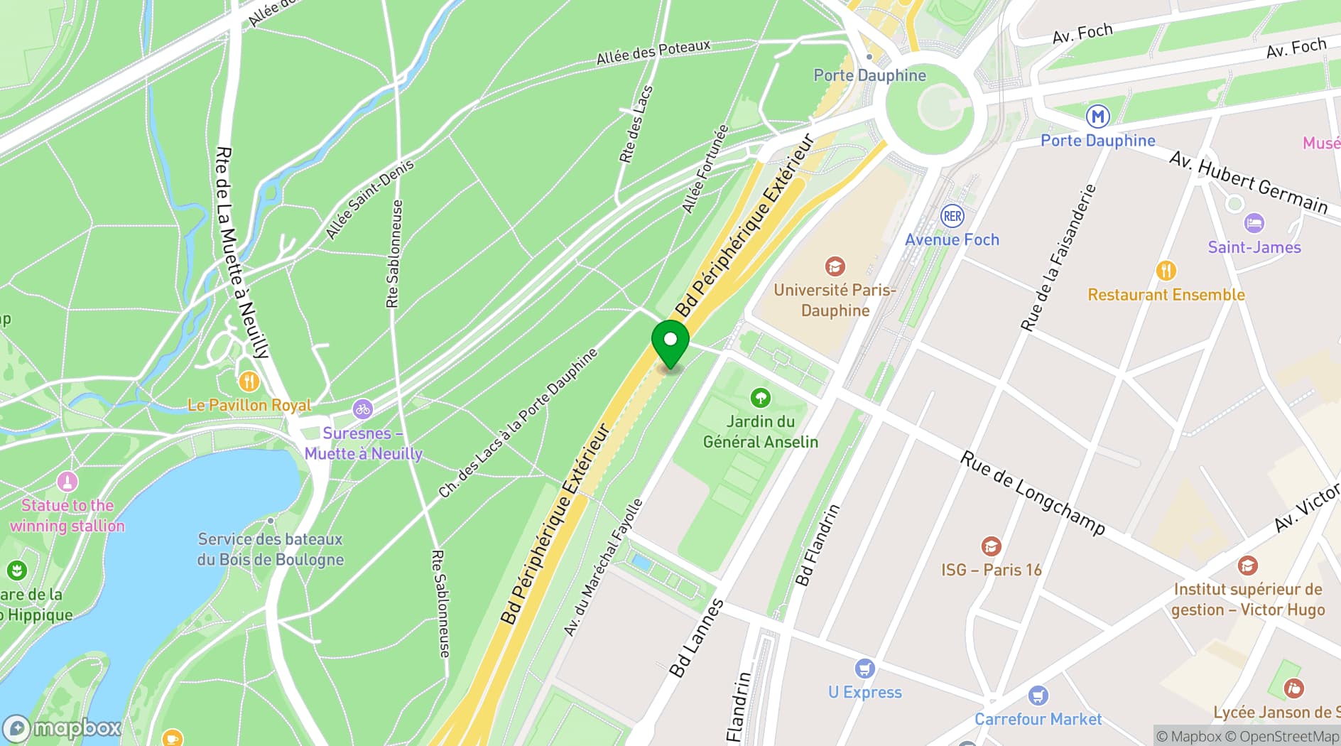 Map showing Cité de l'architecture et du patrimoine