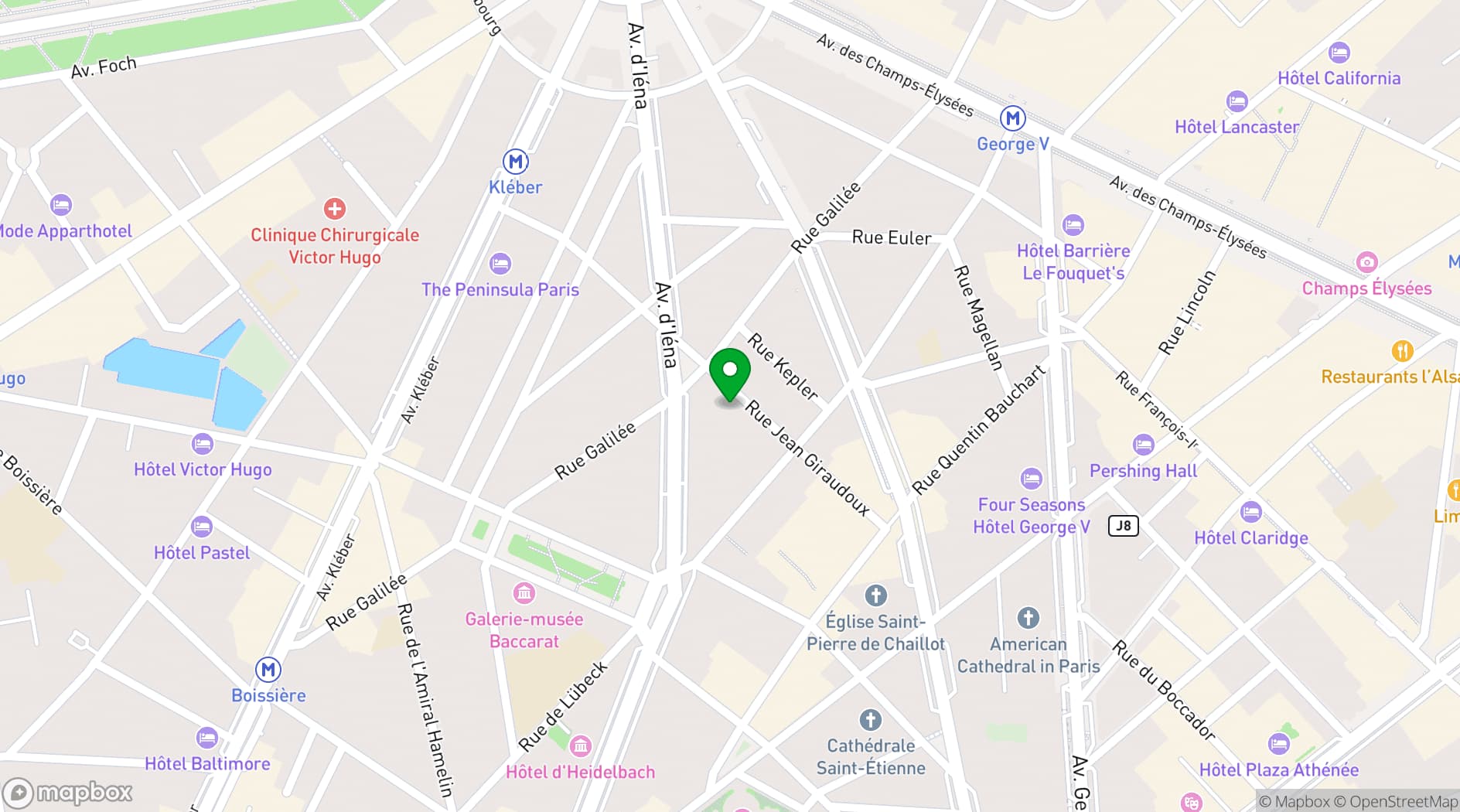 Map showing Salle de Réunion Atelier