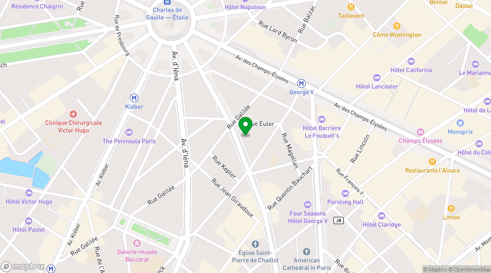 Map showing Midô Paris