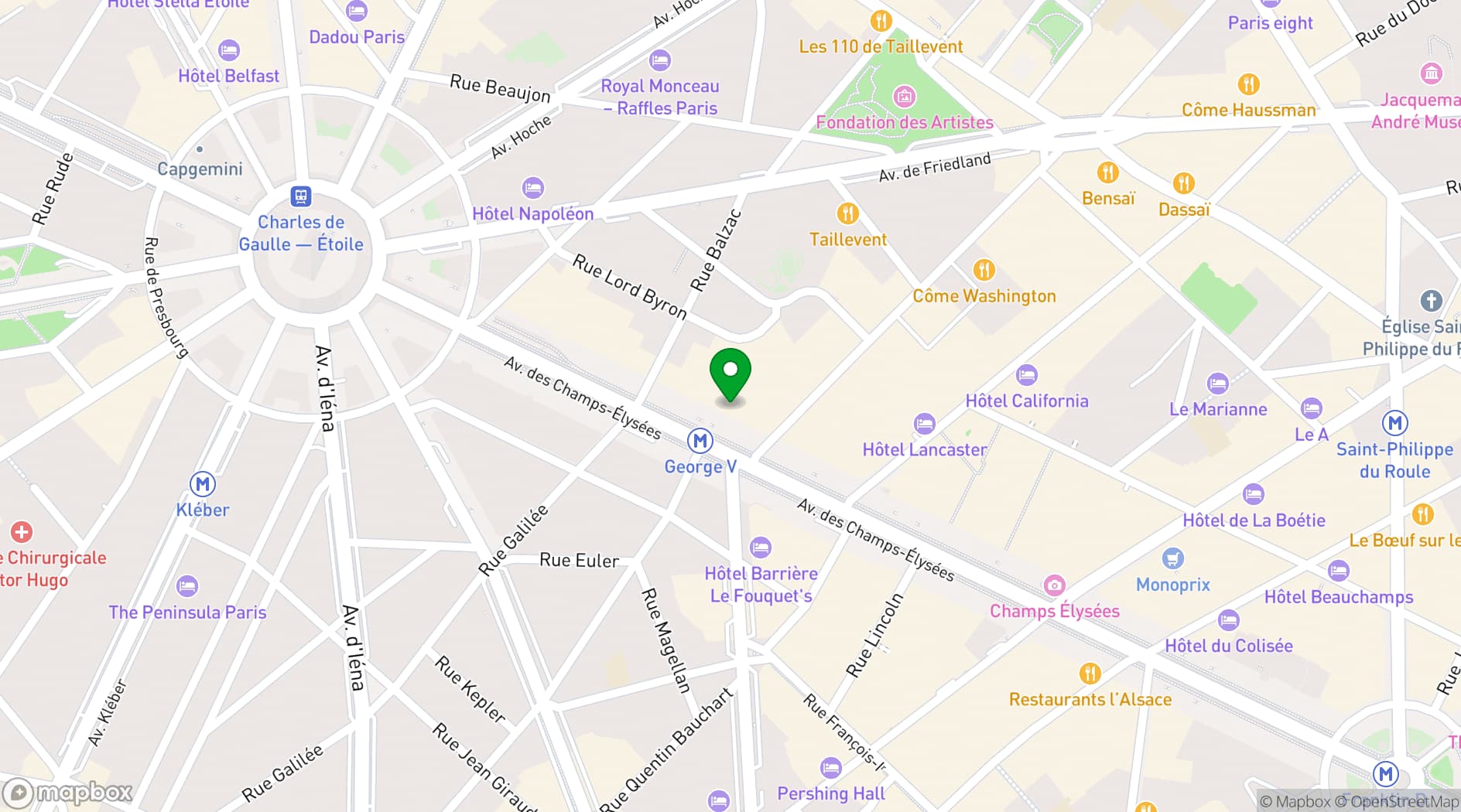 Map showing Théâtre du Lido