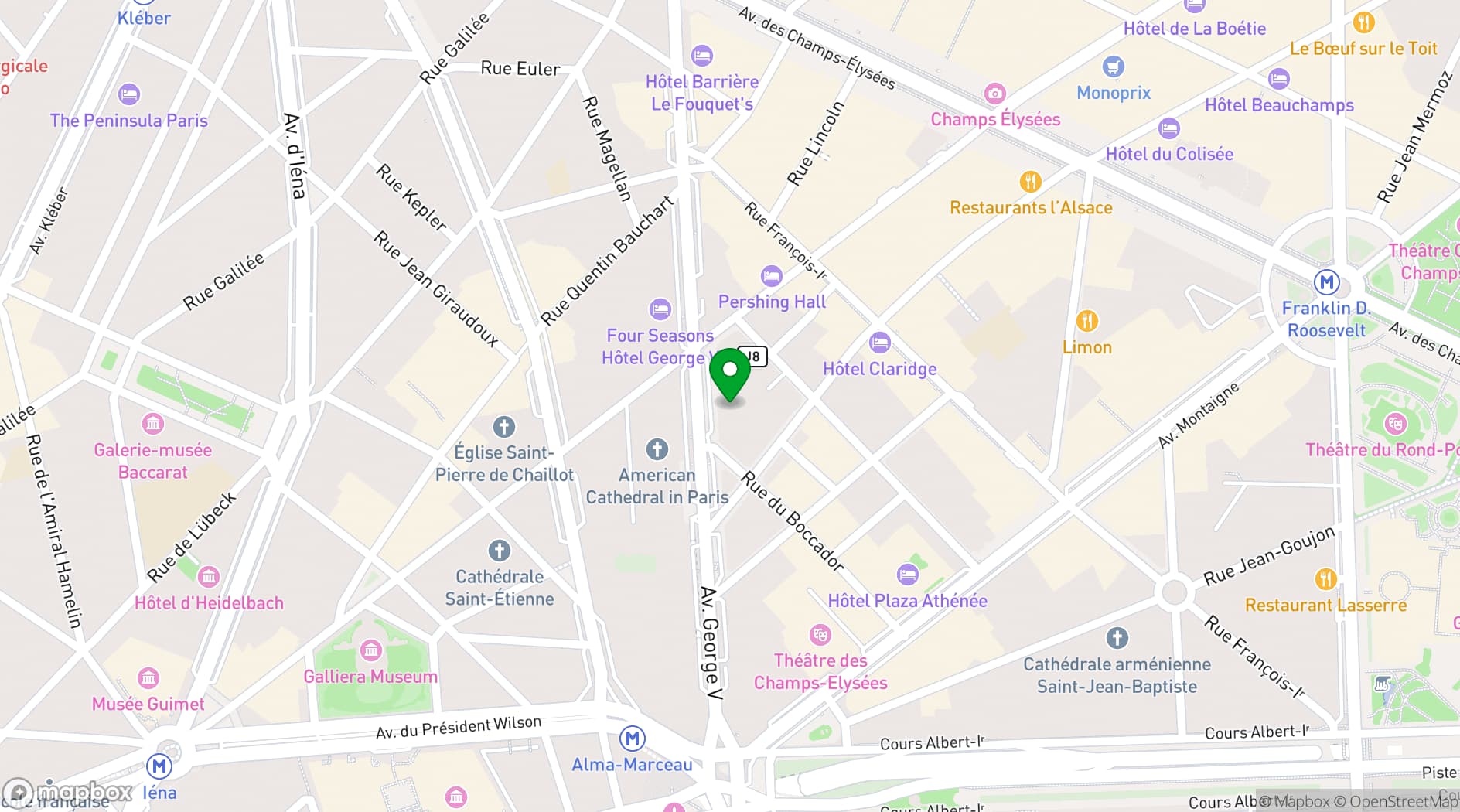 Map showing Auditorium