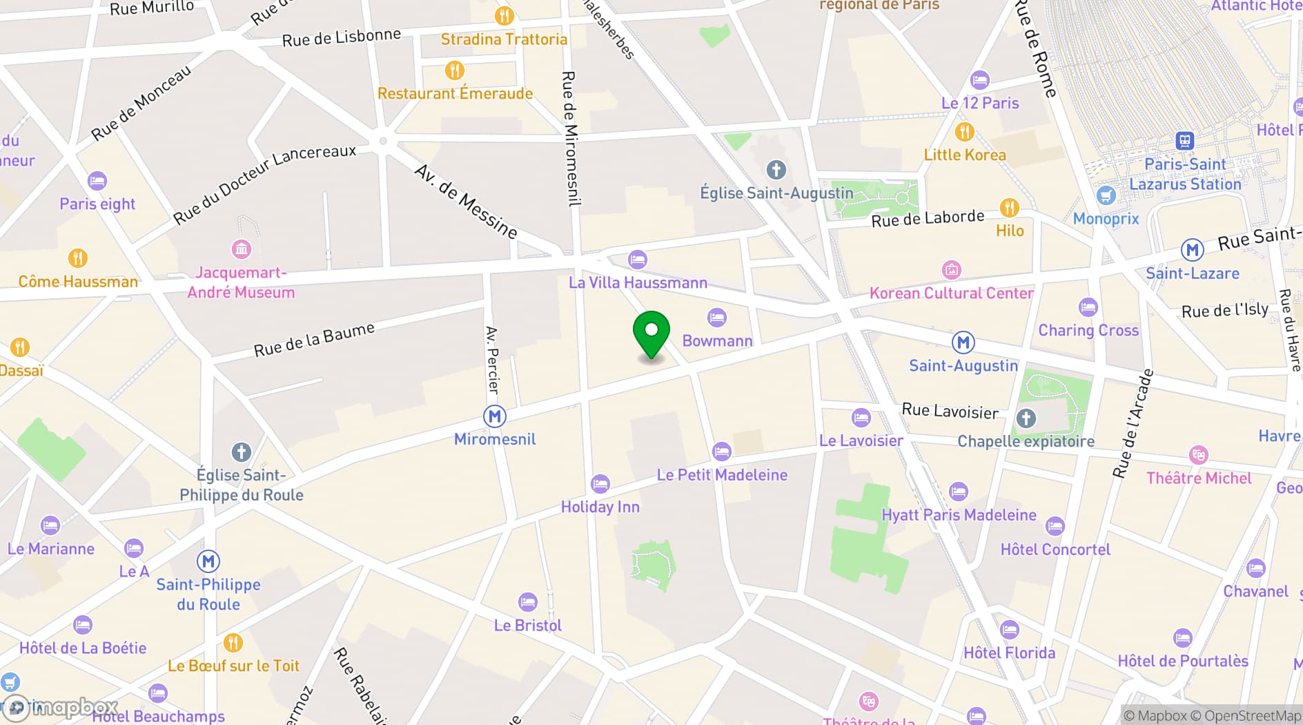 Map showing SPHERE