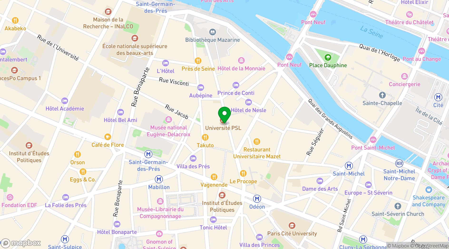 Map showing Alcazar
