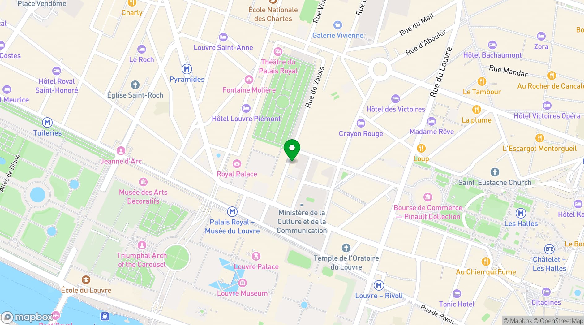 Map showing Workstation