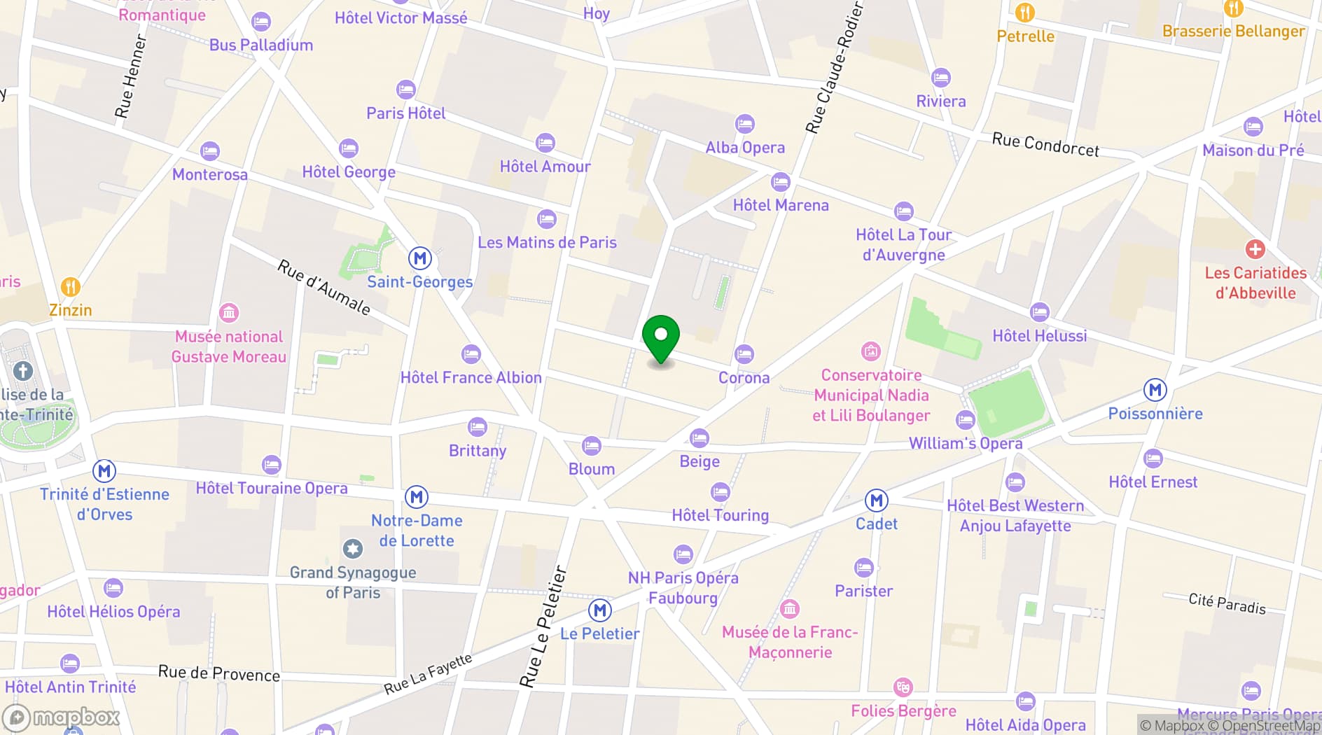 Map showing Manigua