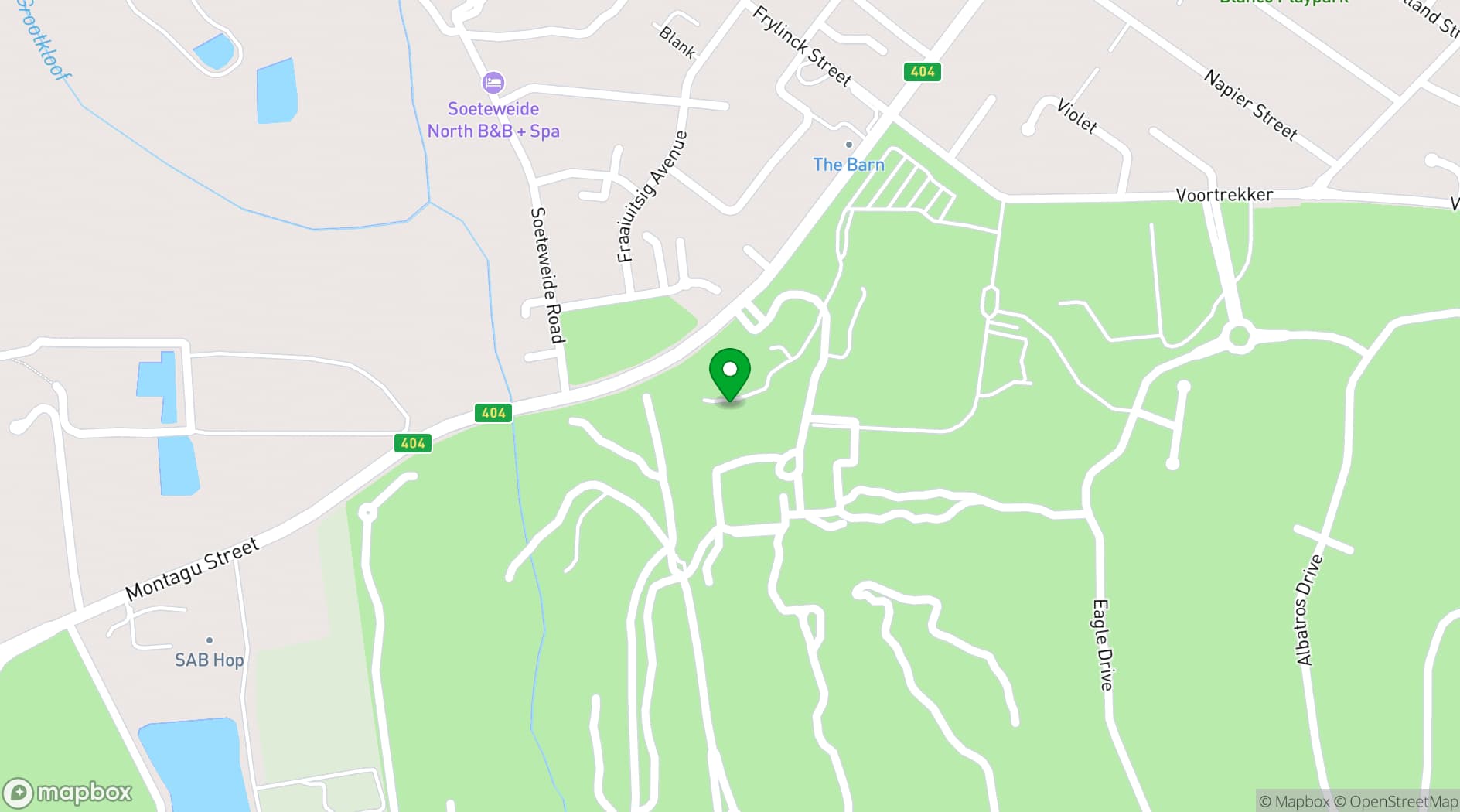 Map showing Fancourt