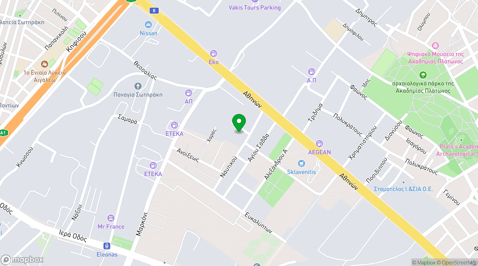 Map showing Eleon Loft
