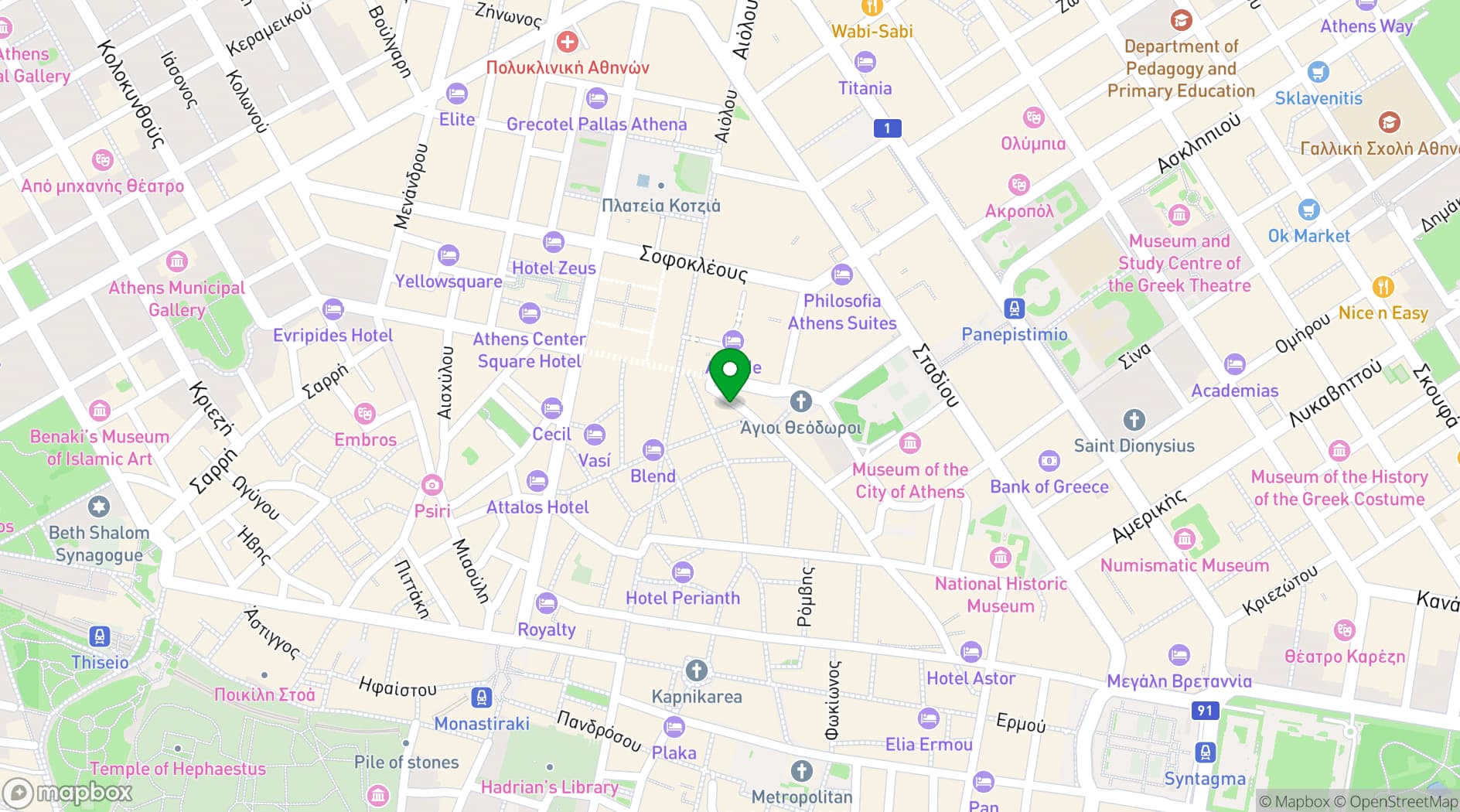 Map showing The Makers