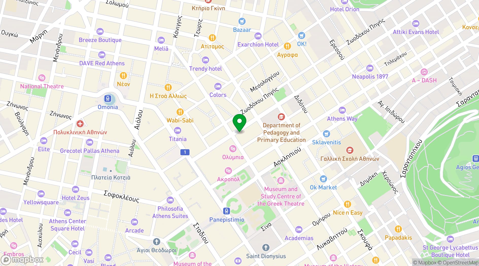 Map showing Stone Soup Coworking