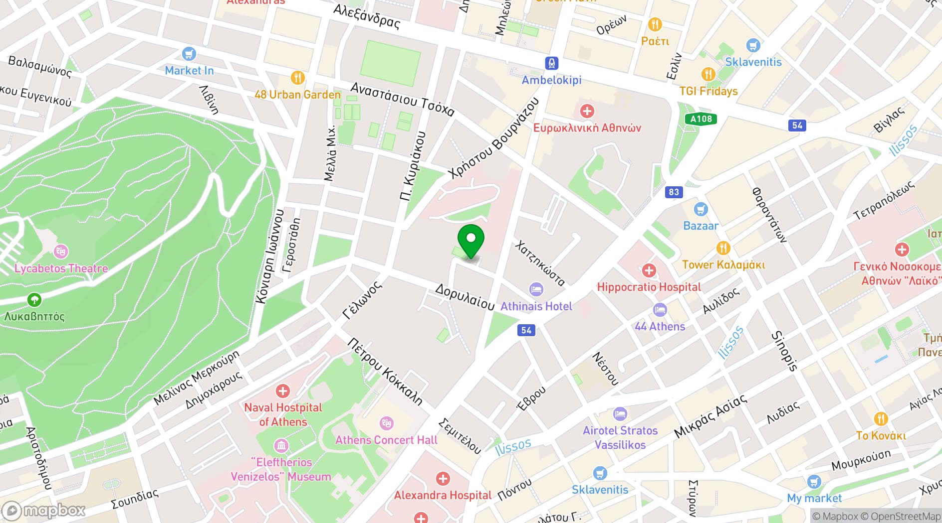 Map showing Best Western Plus Embassy Hotel