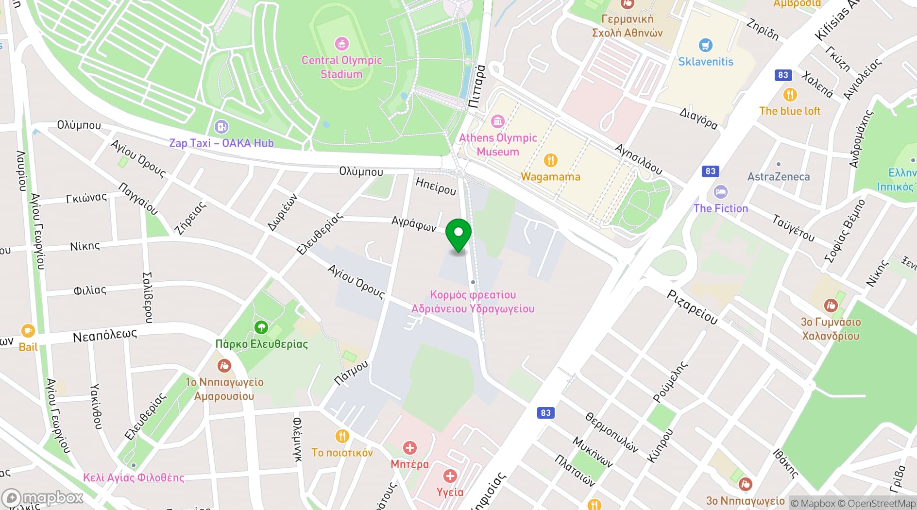 Map showing ViOS Co-Lab