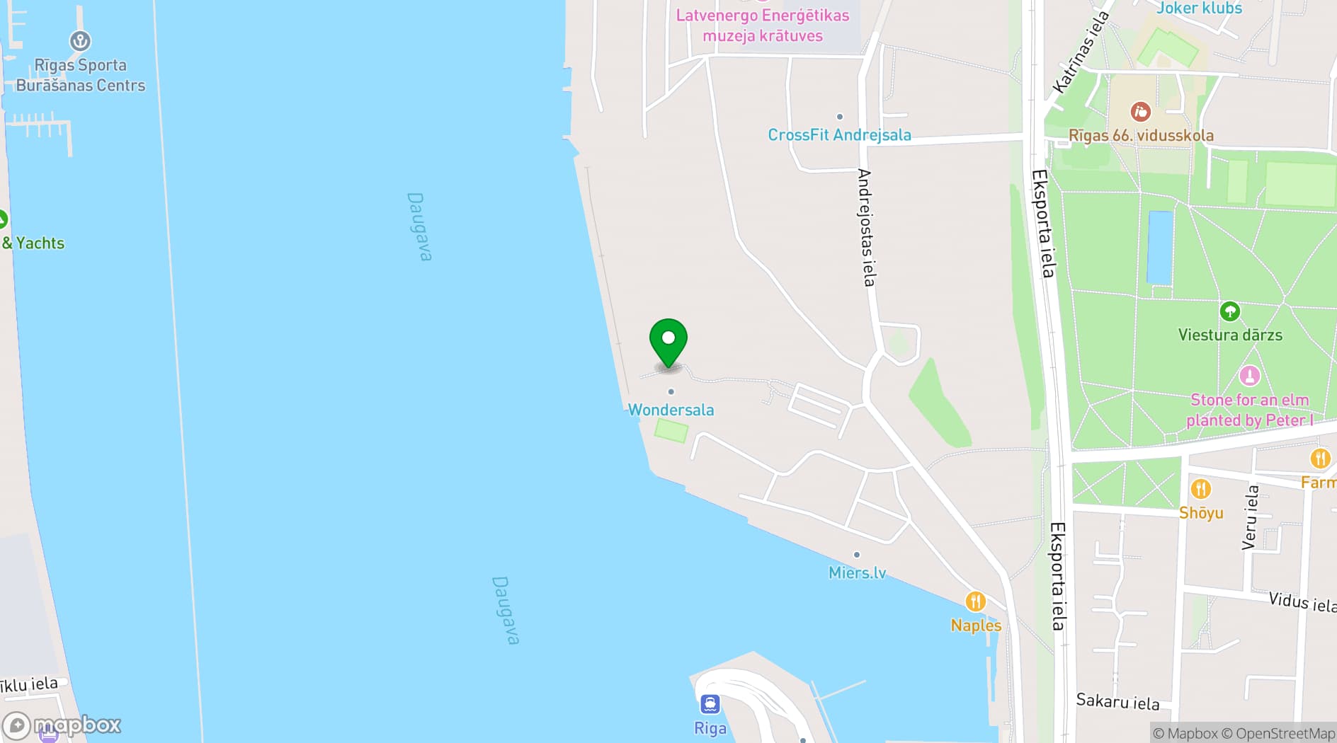 Map showing Wondersala