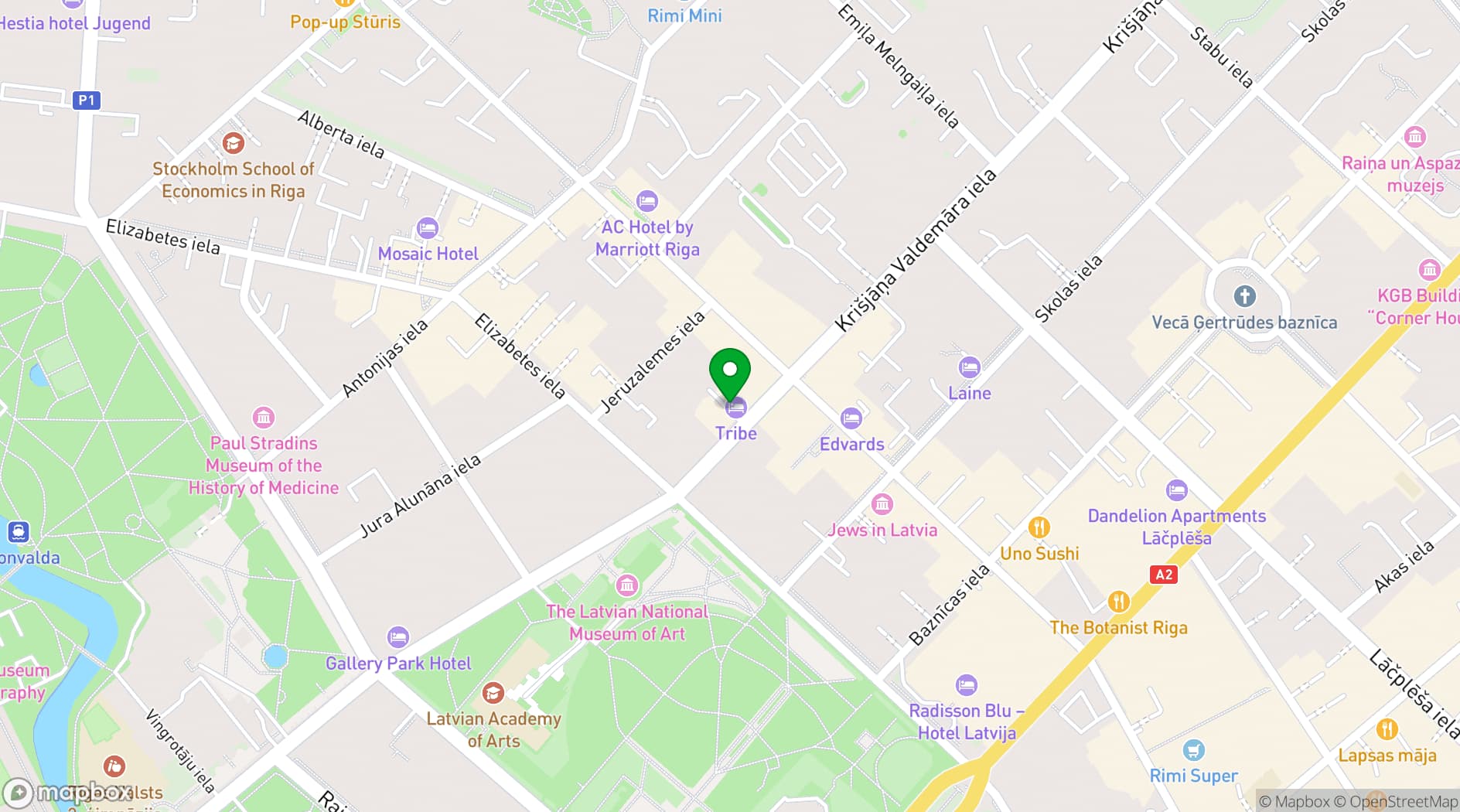 Map showing ALL - Accor Live Limitless
