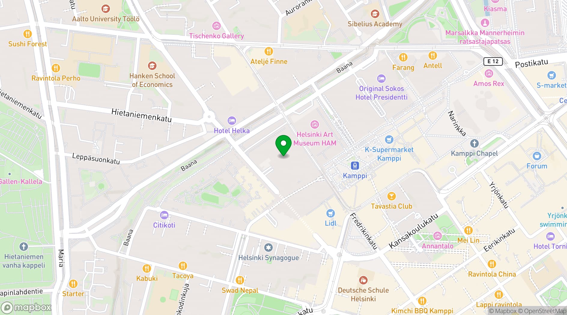 Map showing VillageWorks