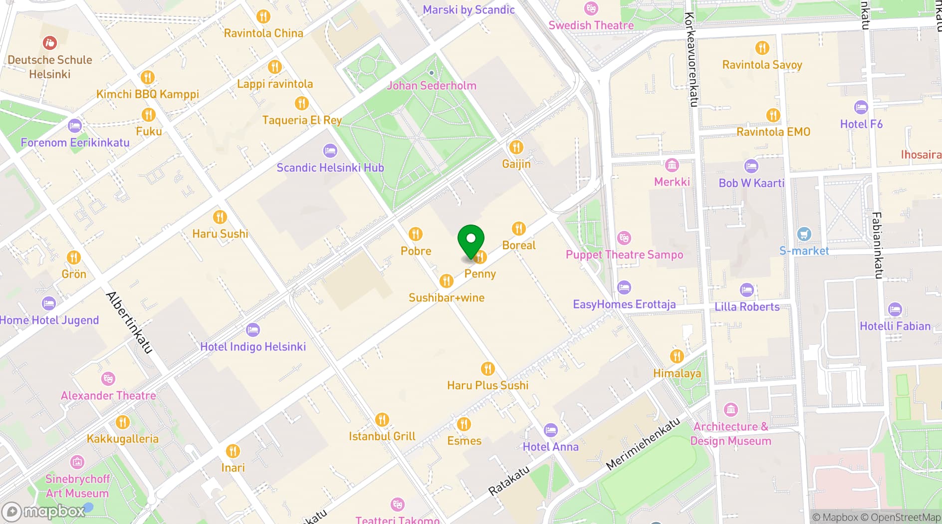 Map showing Grape Wine Bar & Tasting Room
