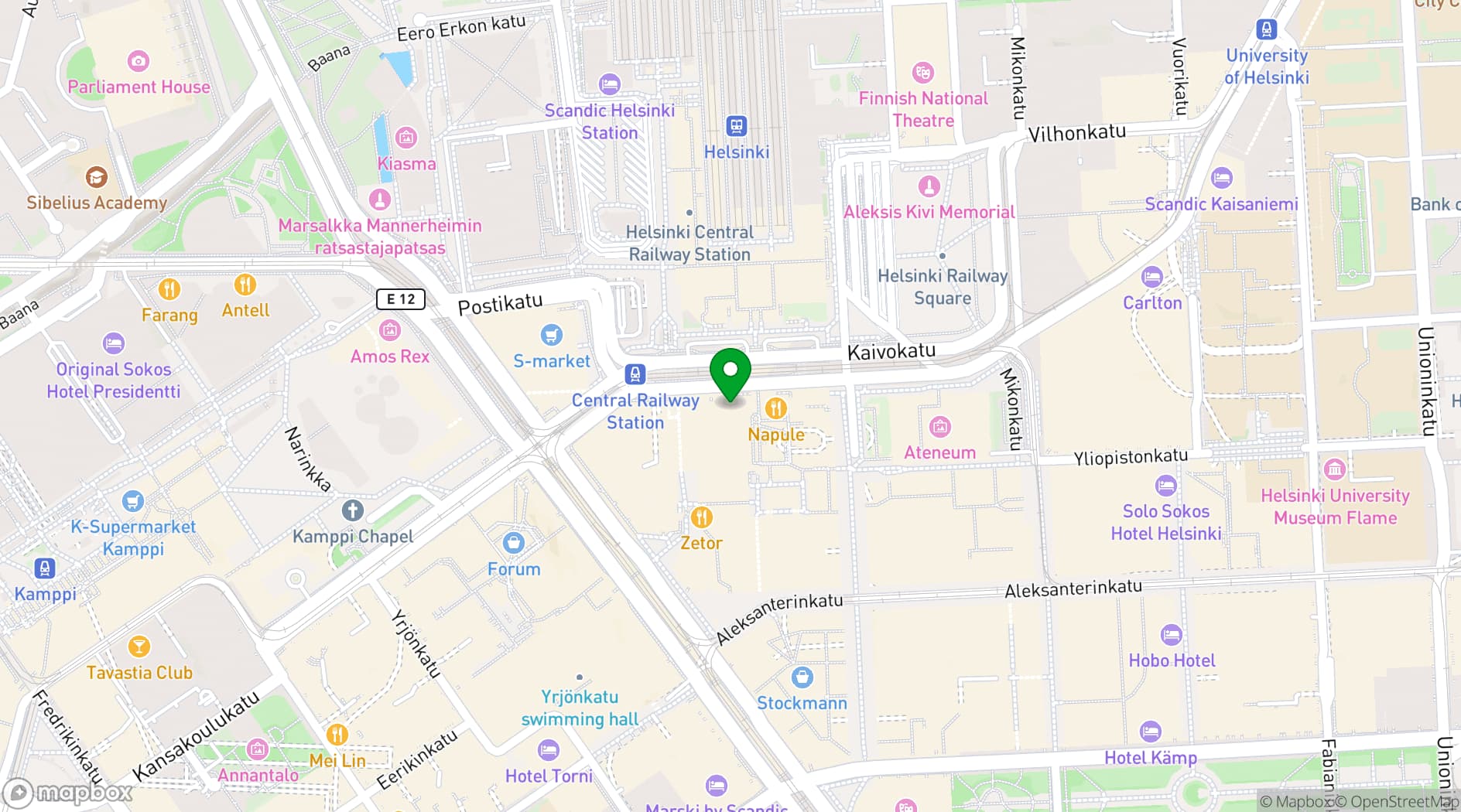 Map showing 10. Kerros