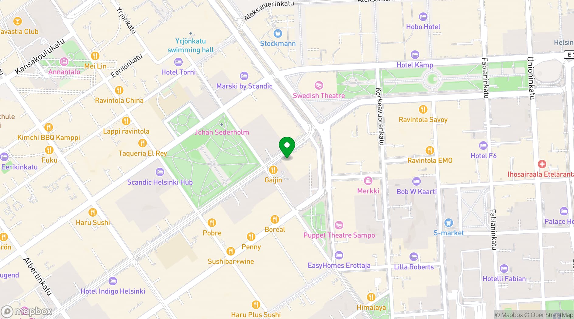 Map showing Klaus K Hotel