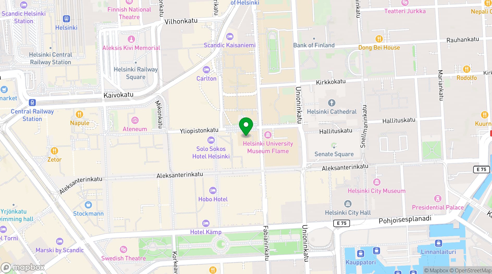 Map showing Think Corner