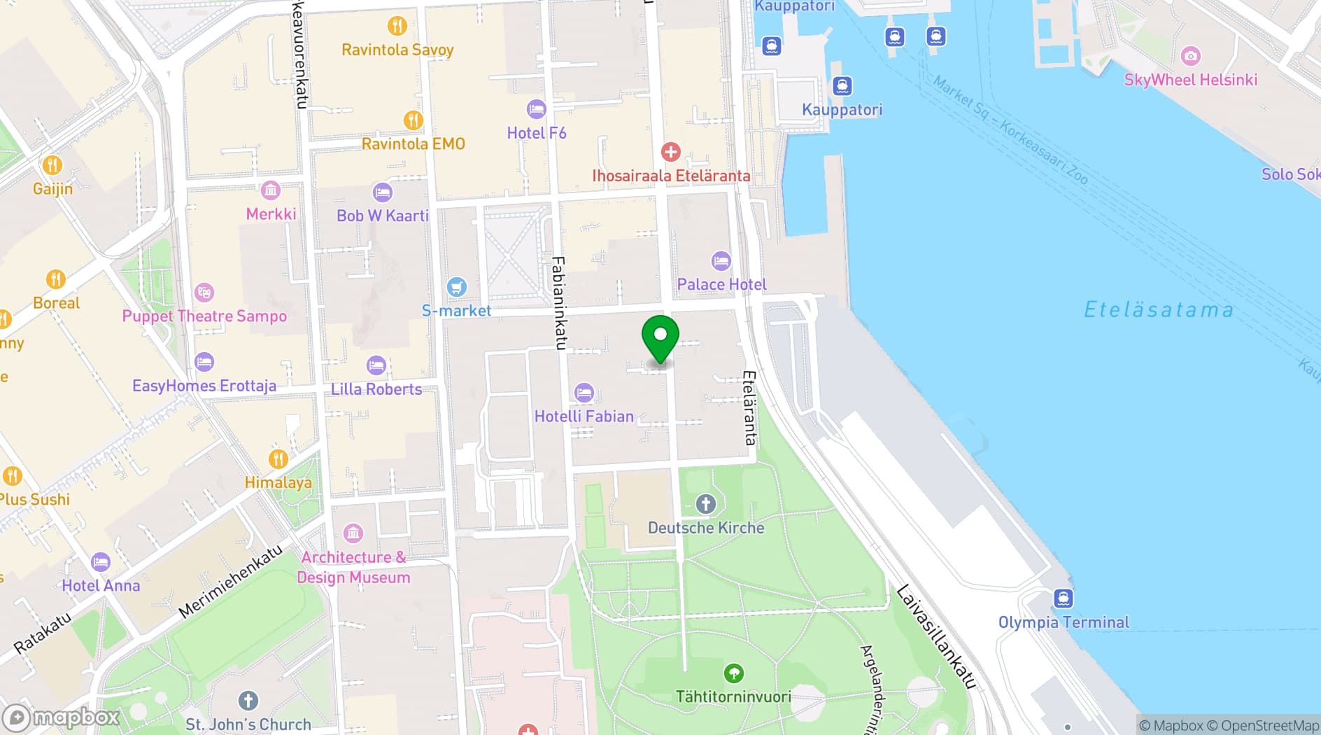 Map showing Venuu