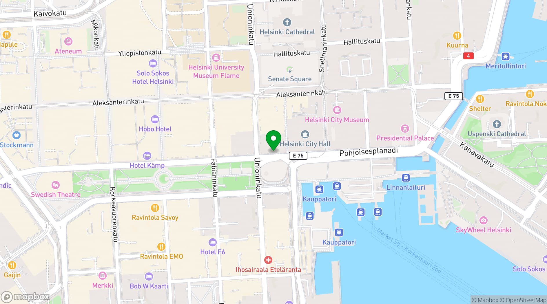 Map showing Salutorget