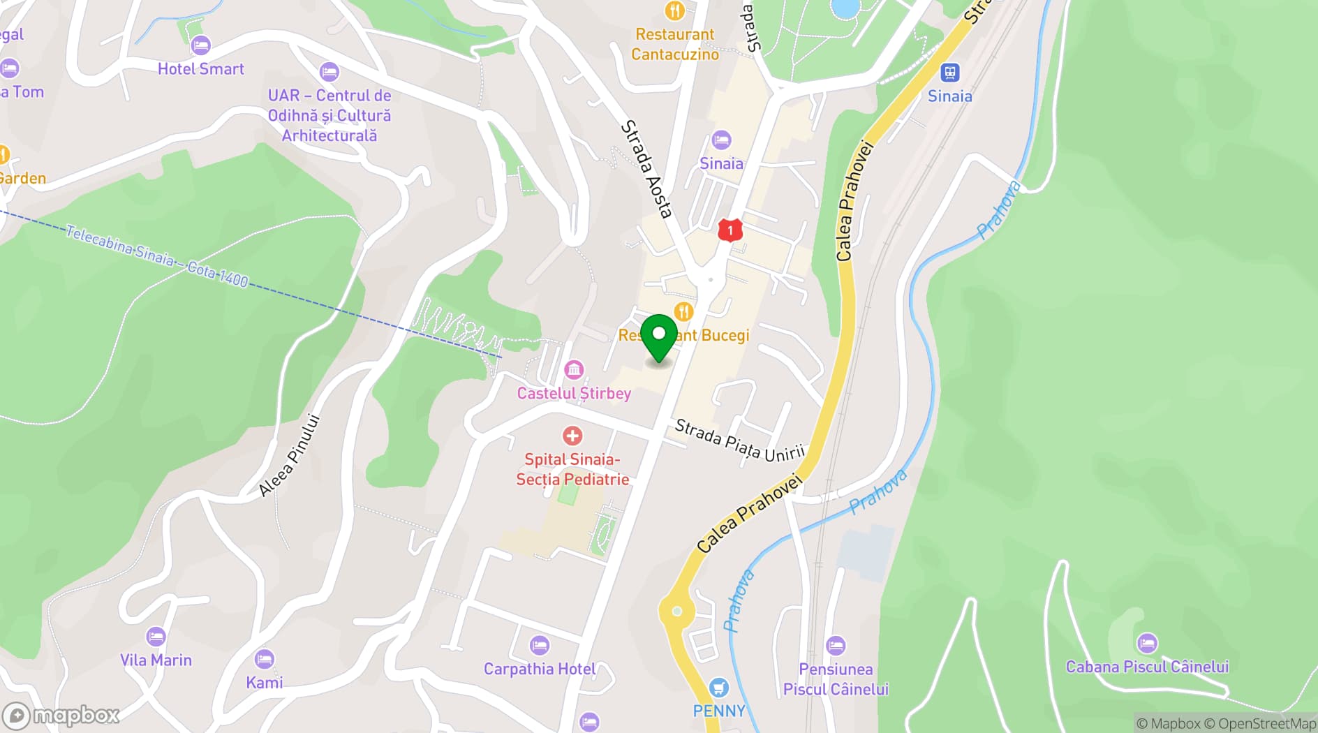 Map showing Hotel Alexandrion Experience