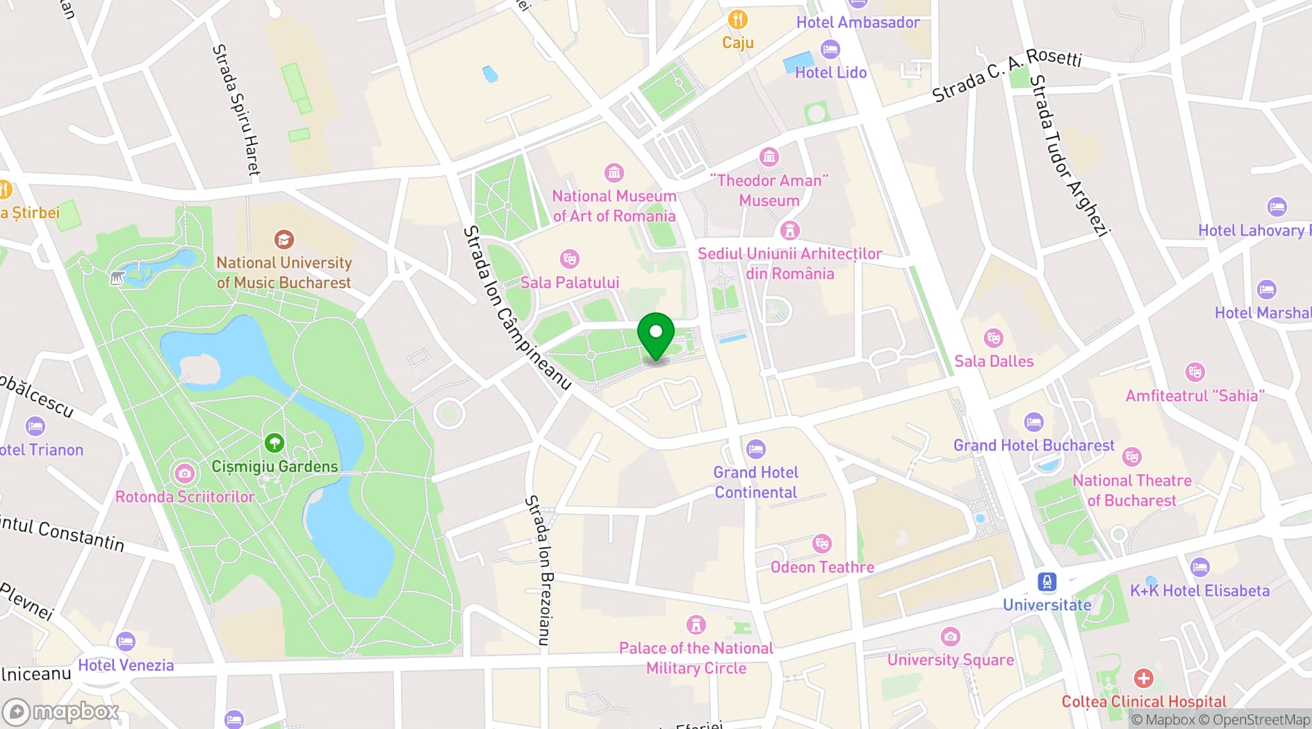 Map showing Artichoke Social House