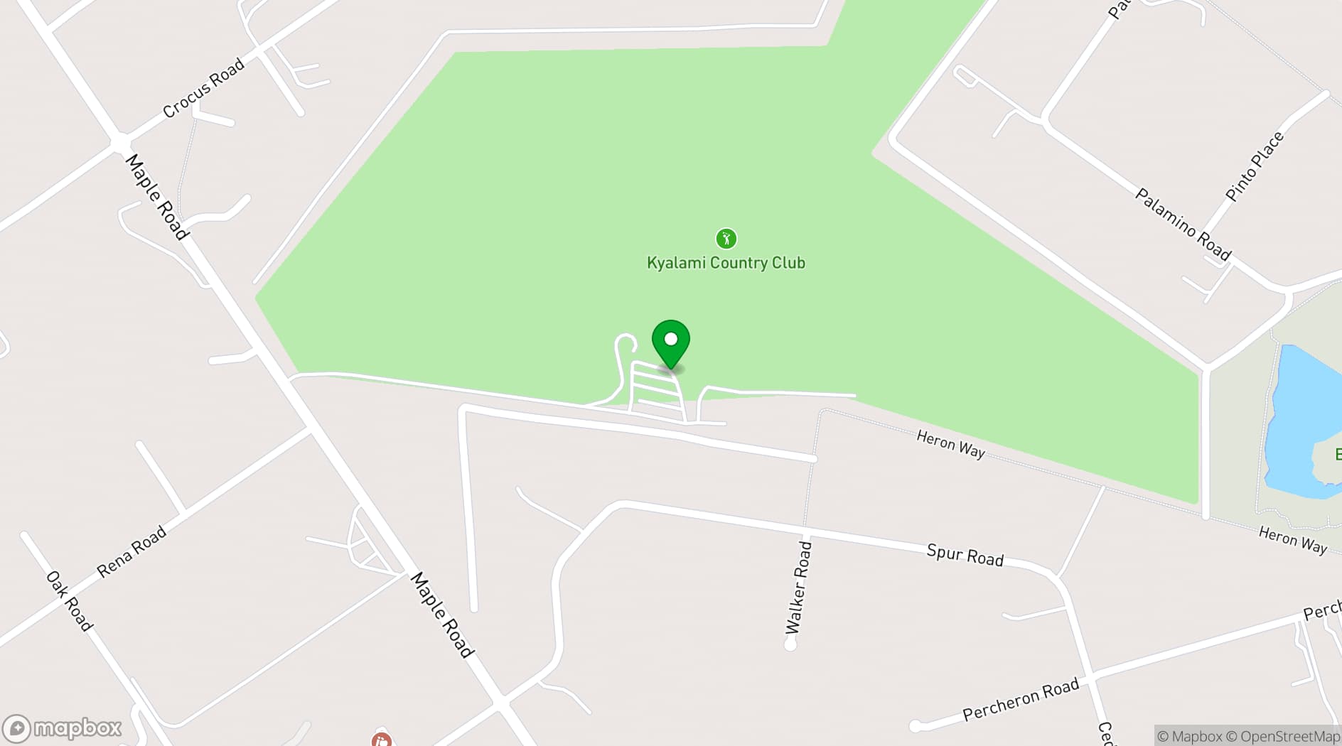 Map showing Kyalami Venue