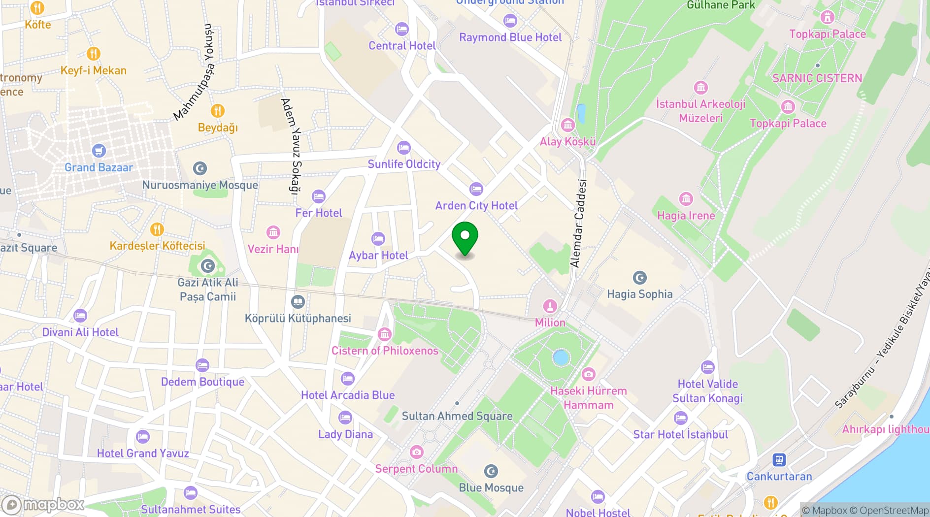 Map showing Deraliye Terrace