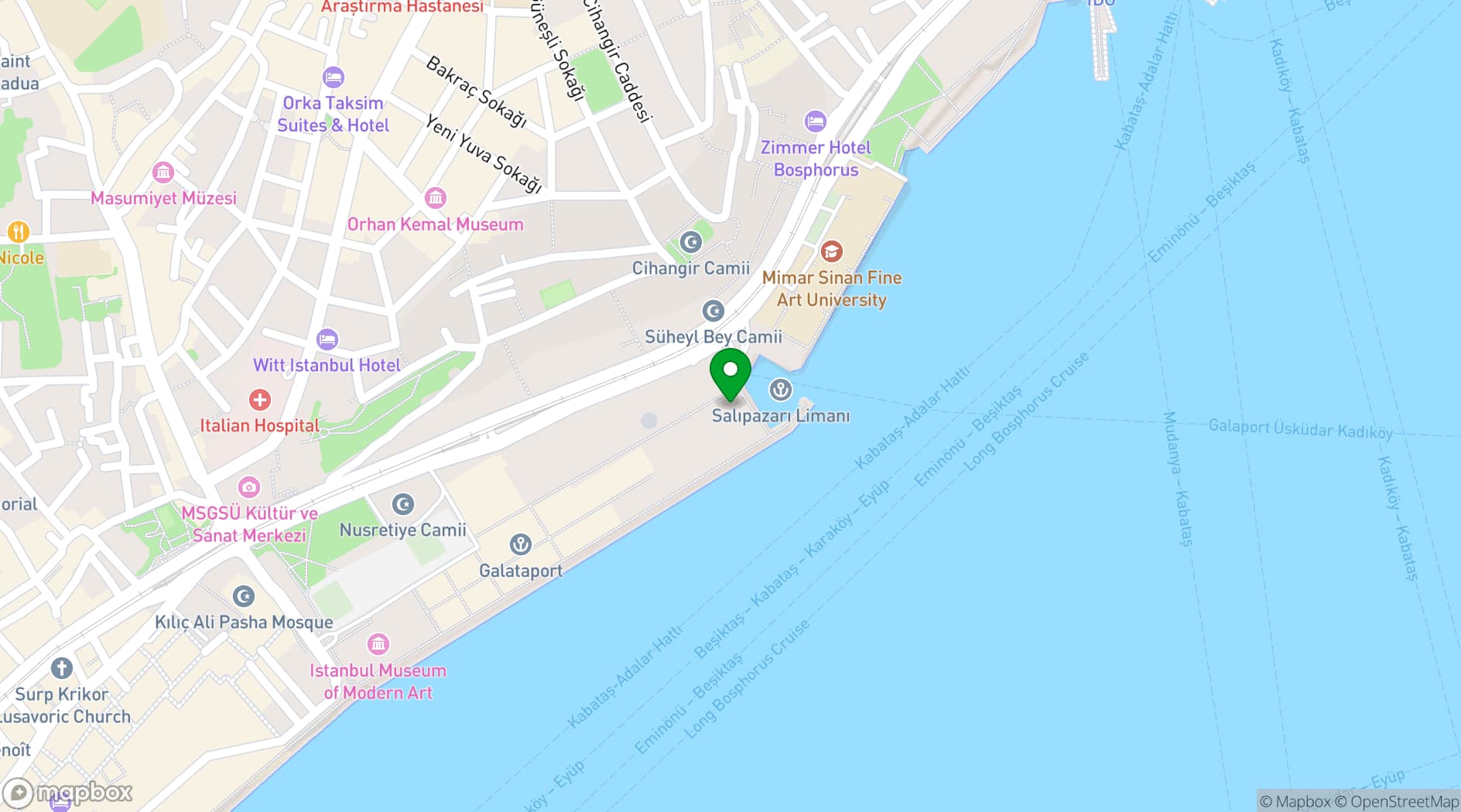 Map showing Frankie